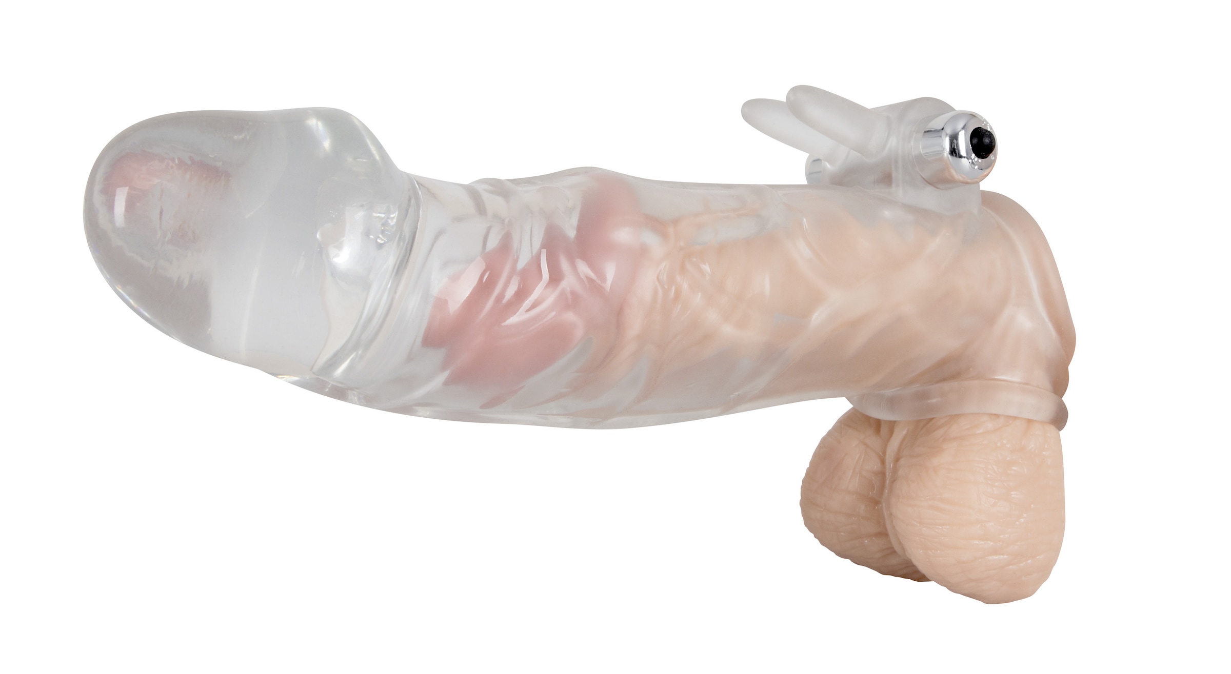 Crystal Clear Penishülle »Penissleeve Penis sleeve with extension and vibration«