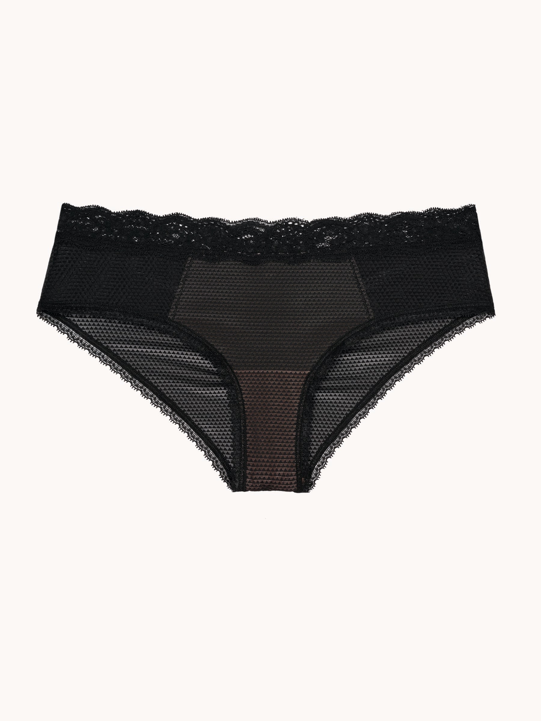PASSIONATA Panty »BROOKLYN«, raffinierte Raffungen hinten, elastischer Bund, Spitze, Tüll