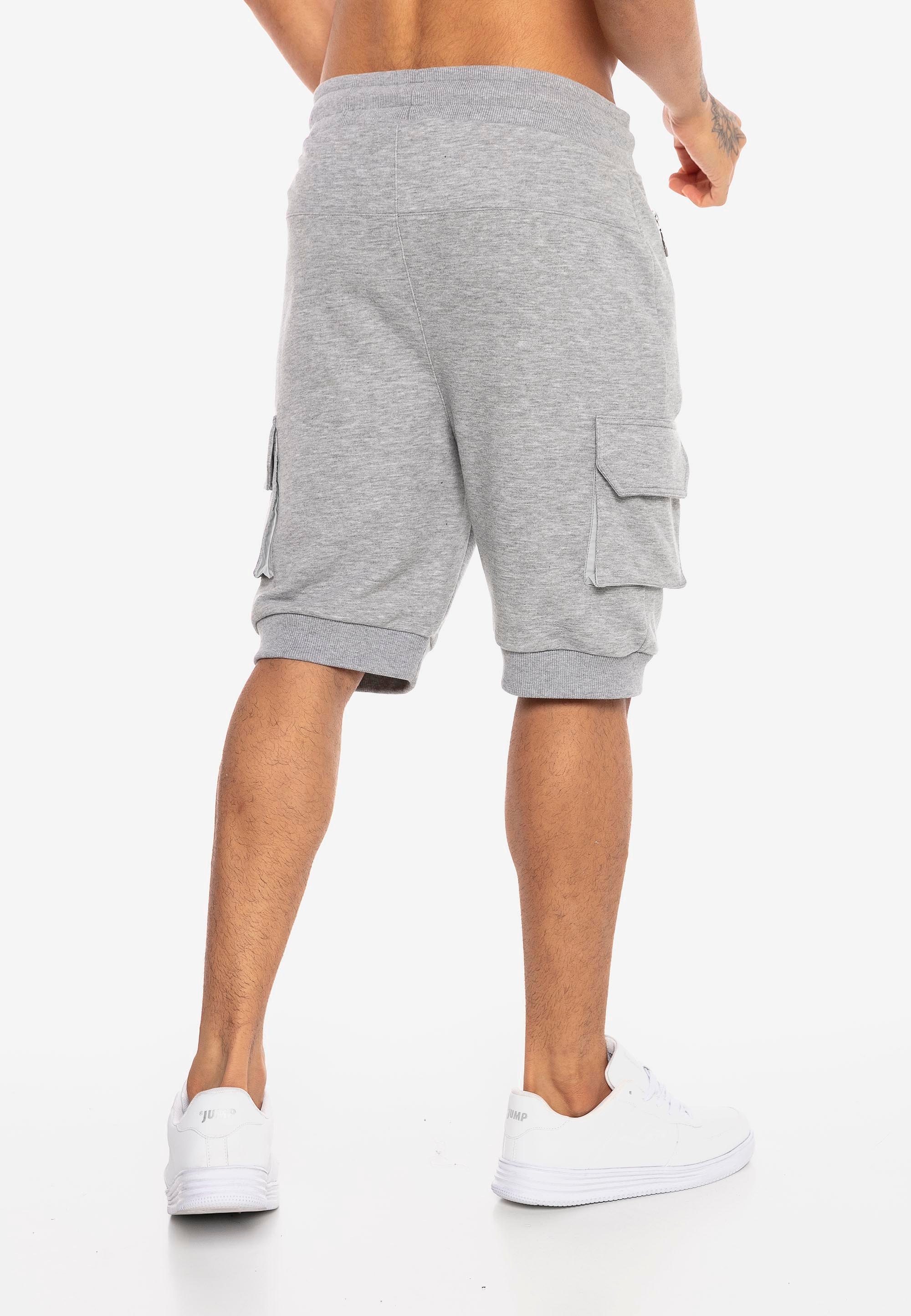 RedBridge Shorts mit Rippstrickbündchen am Beinabschluss