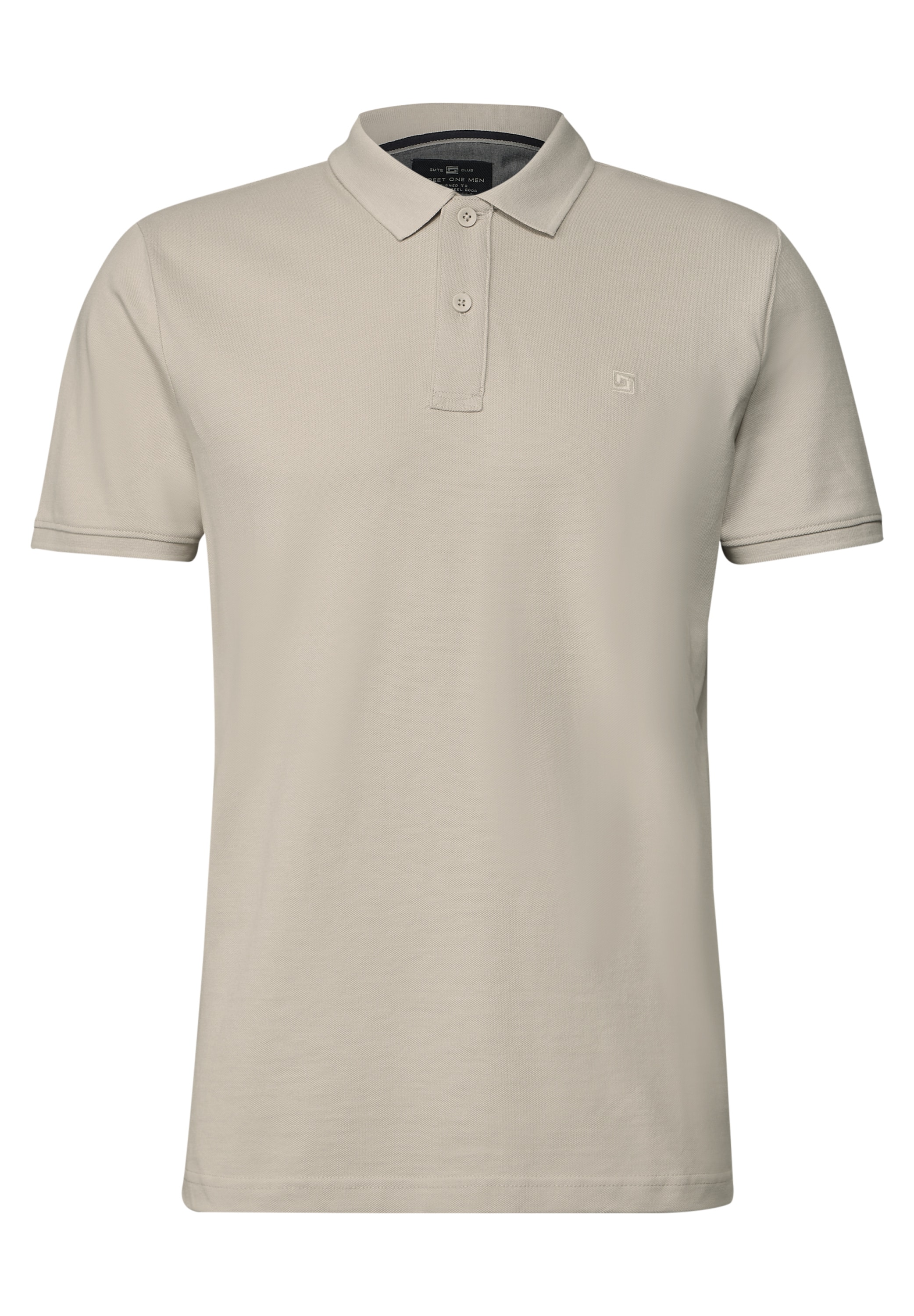 STREET ONE MEN Poloshirt, aus reiner Baumwolle