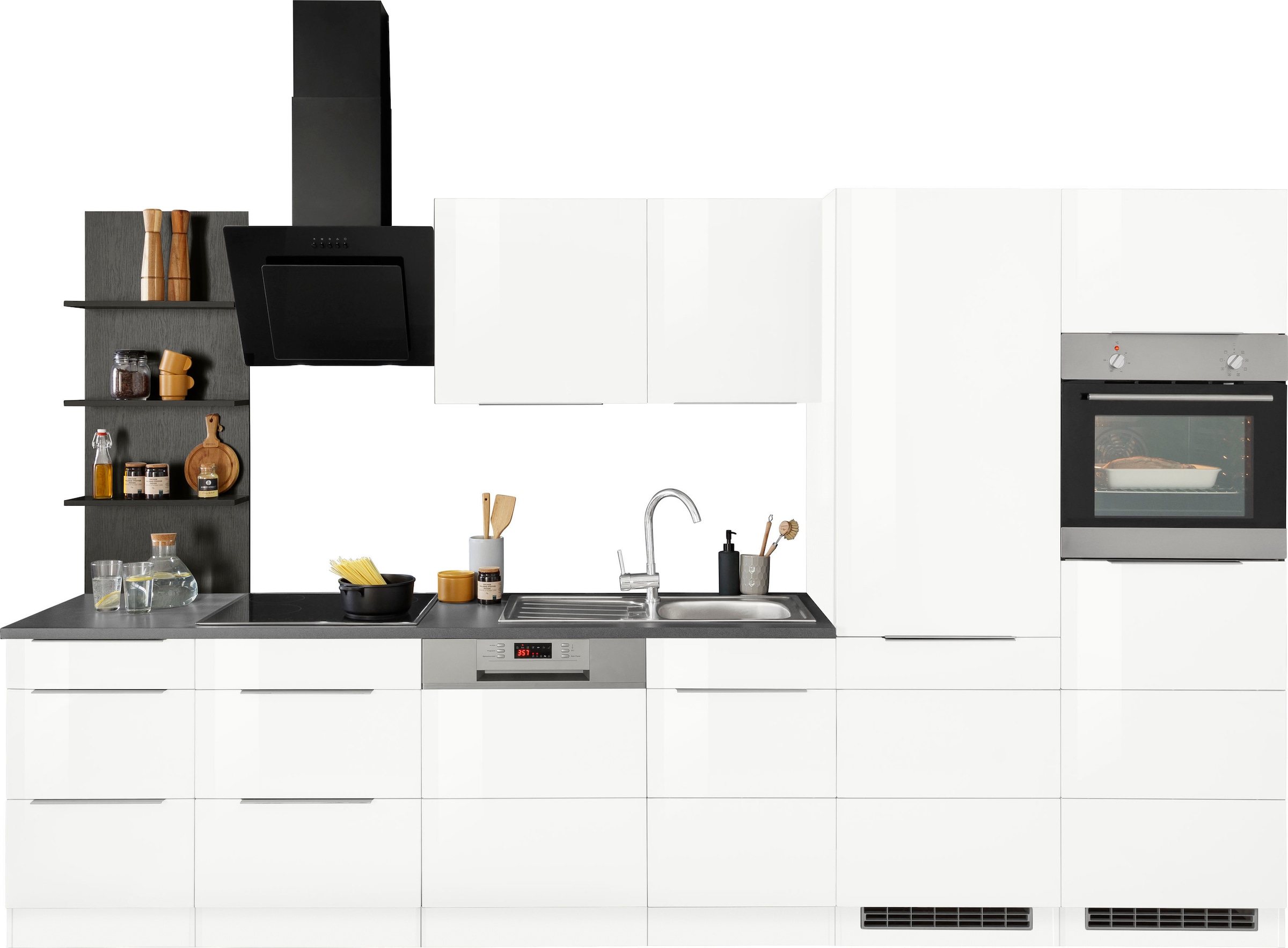 KOCHSTATION Küchenzeile "KS-Brindisi Breite 340 cm", wahlweise mit E-Geräte günstig online kaufen