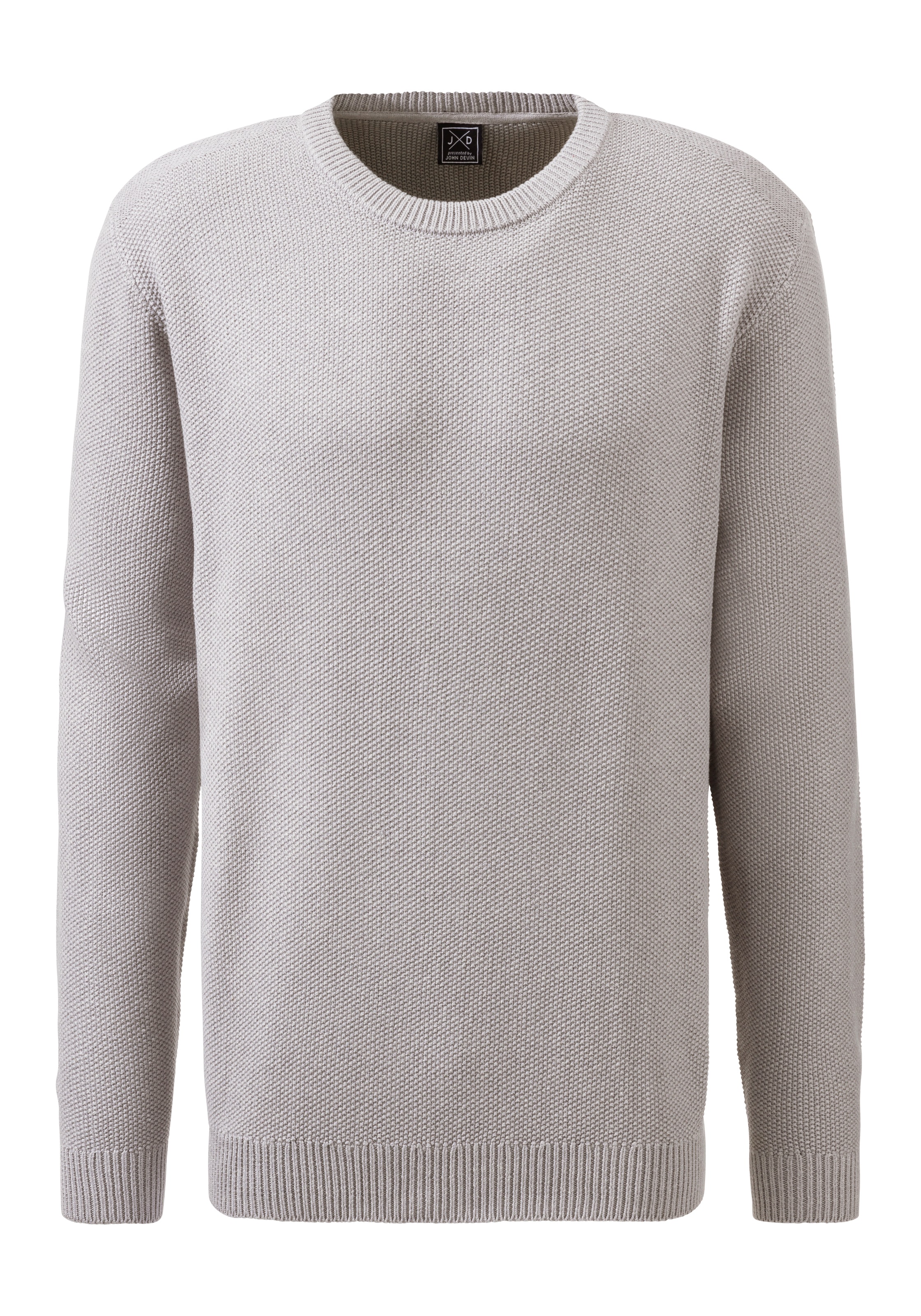 John Devin Strickpullover Pullover in modischer Strickstruktur günstig online kaufen