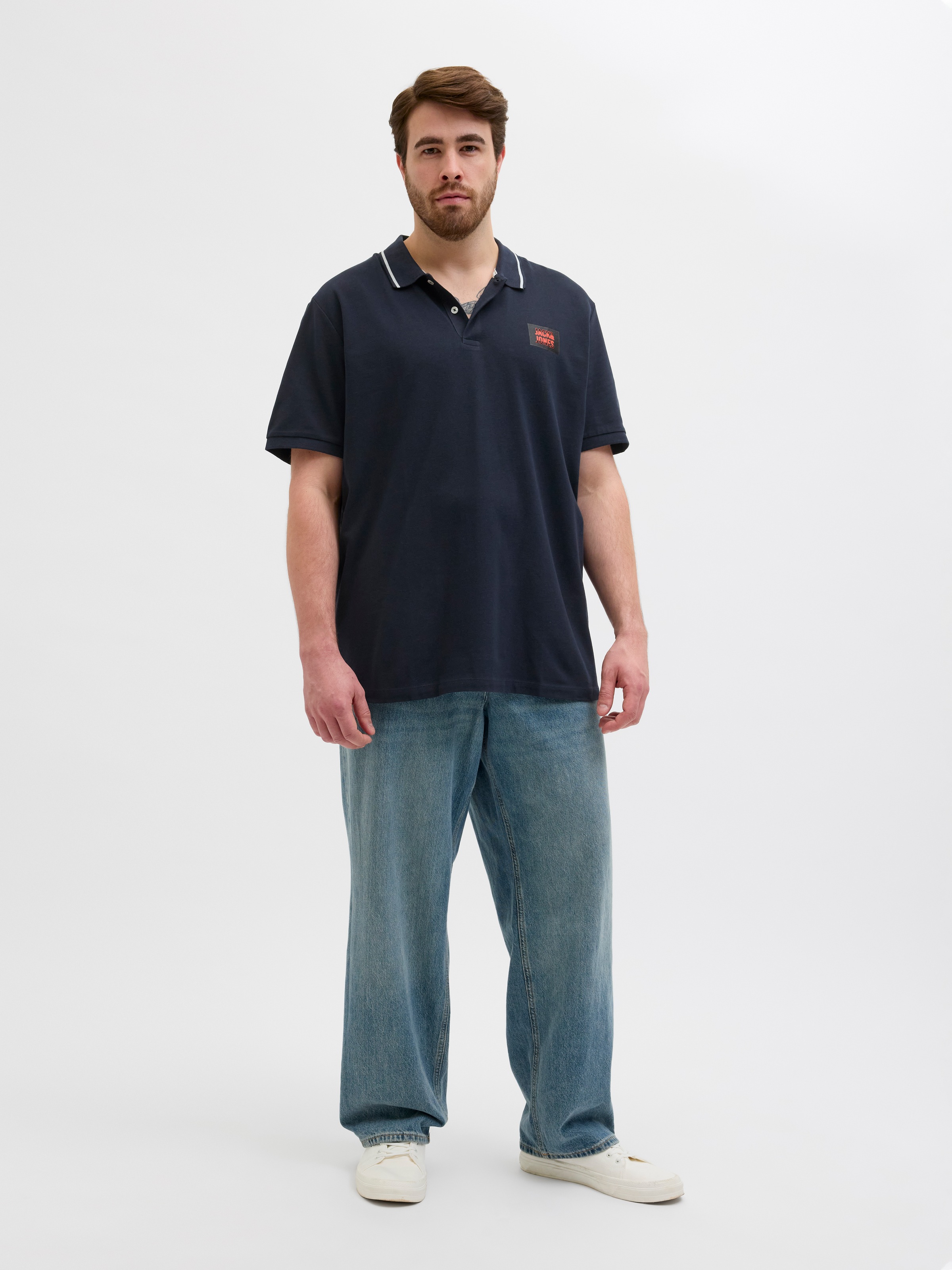 Jack & Jones PlusSize Poloshirt »JJHUDSON POLO SS PLS«