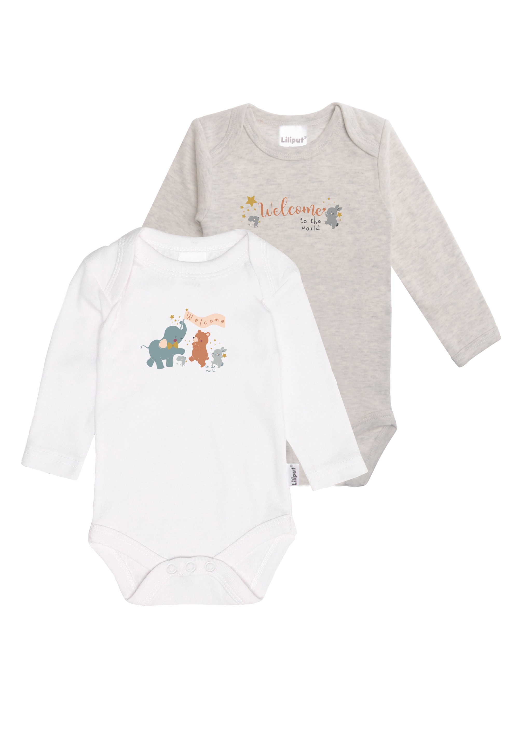 Liliput Body 2 Stk. mit weitem Halsausschnitt