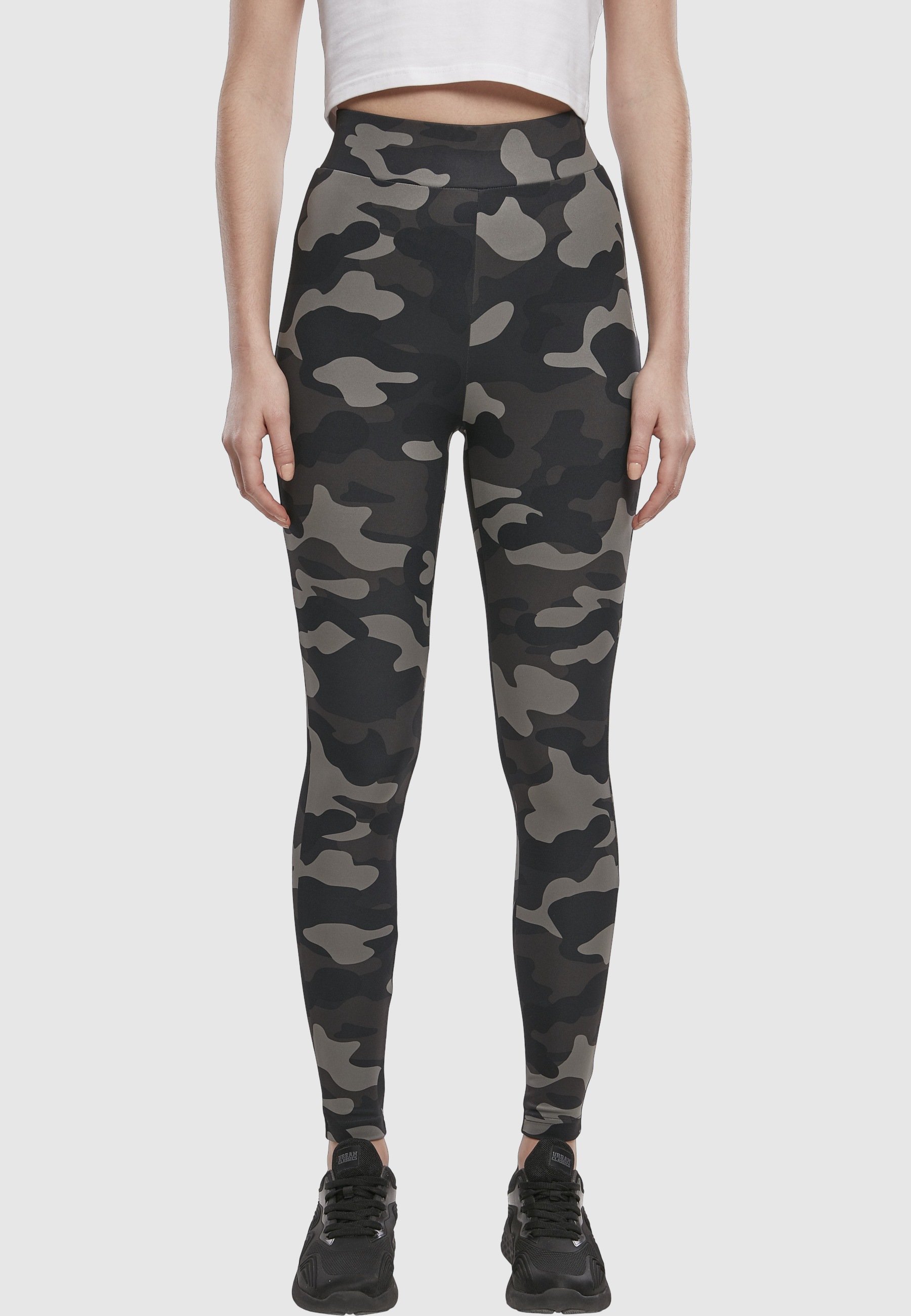 URBAN CLASSICS Leggings »Urban Classics Damen Ladies High Waist Camo Tech Leggings«