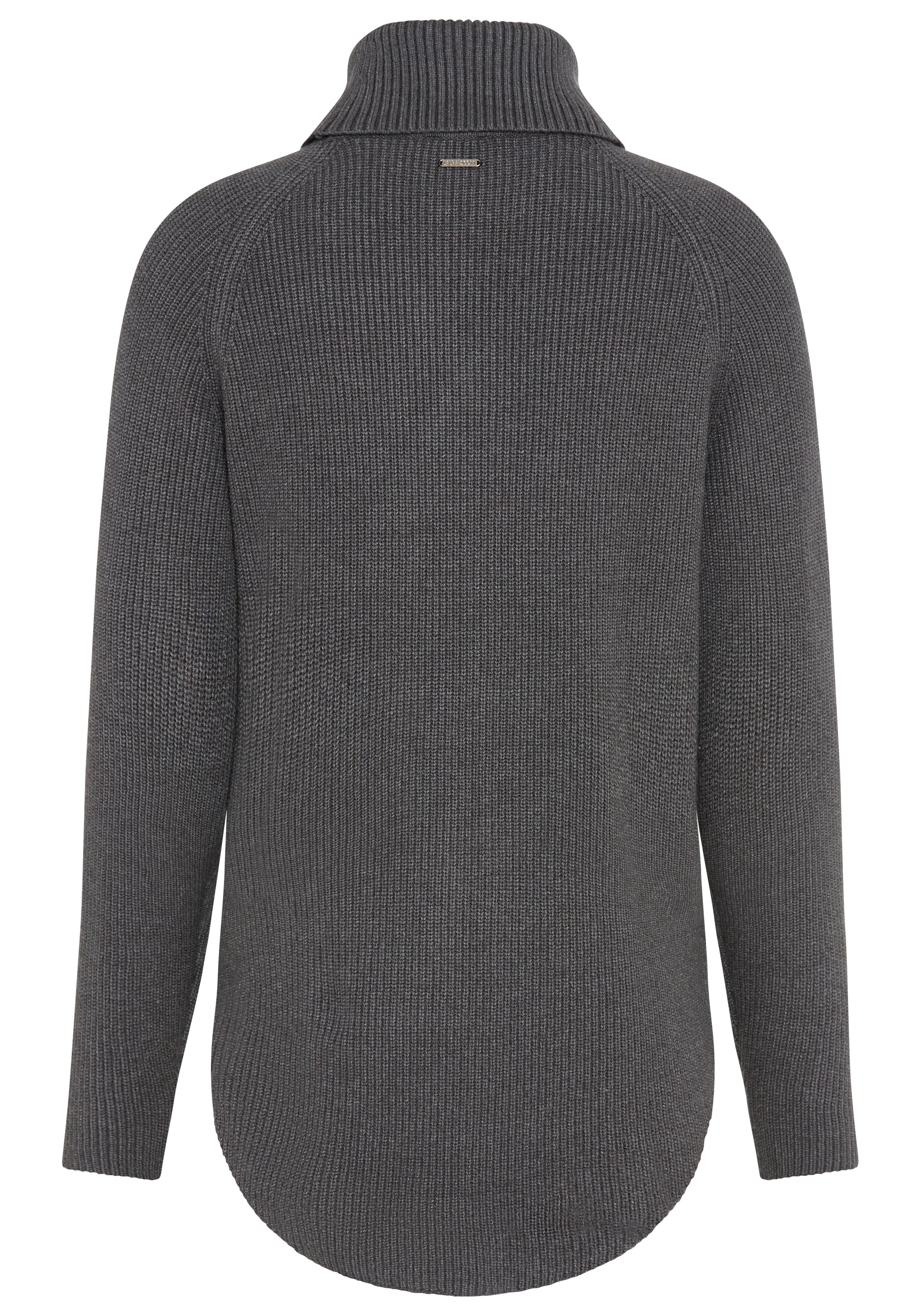 Laura Scott Strickpullover »mit Rollkragen und figurumspielender Passform« aus kuscheliger Viskosemischung