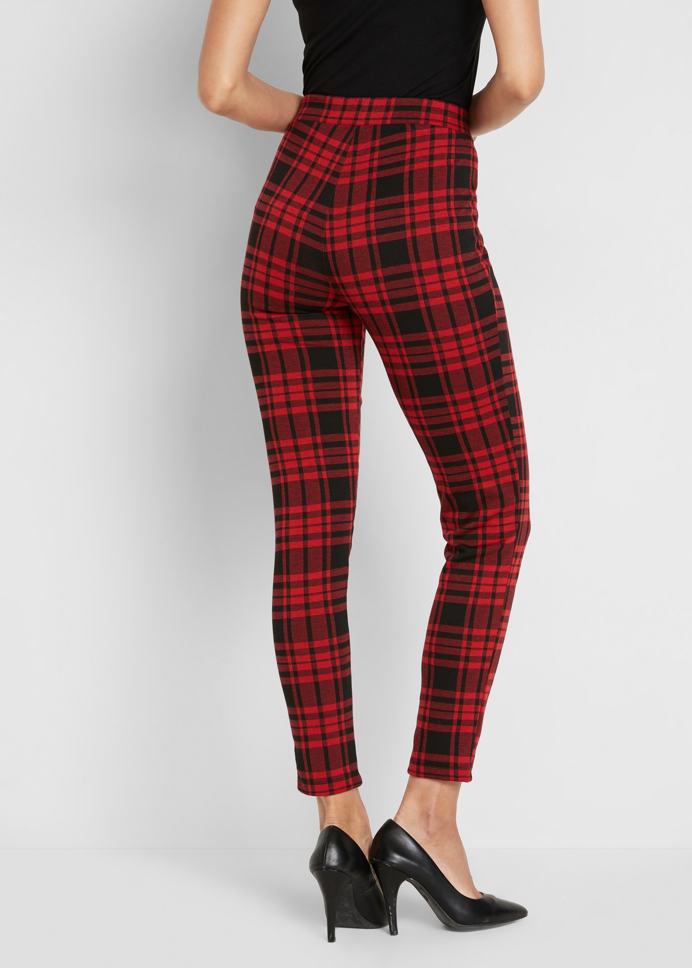 bonprix Jerseyhose aus Polyester, Viskose und Elasthan, Slim fit Passform günstig online kaufen