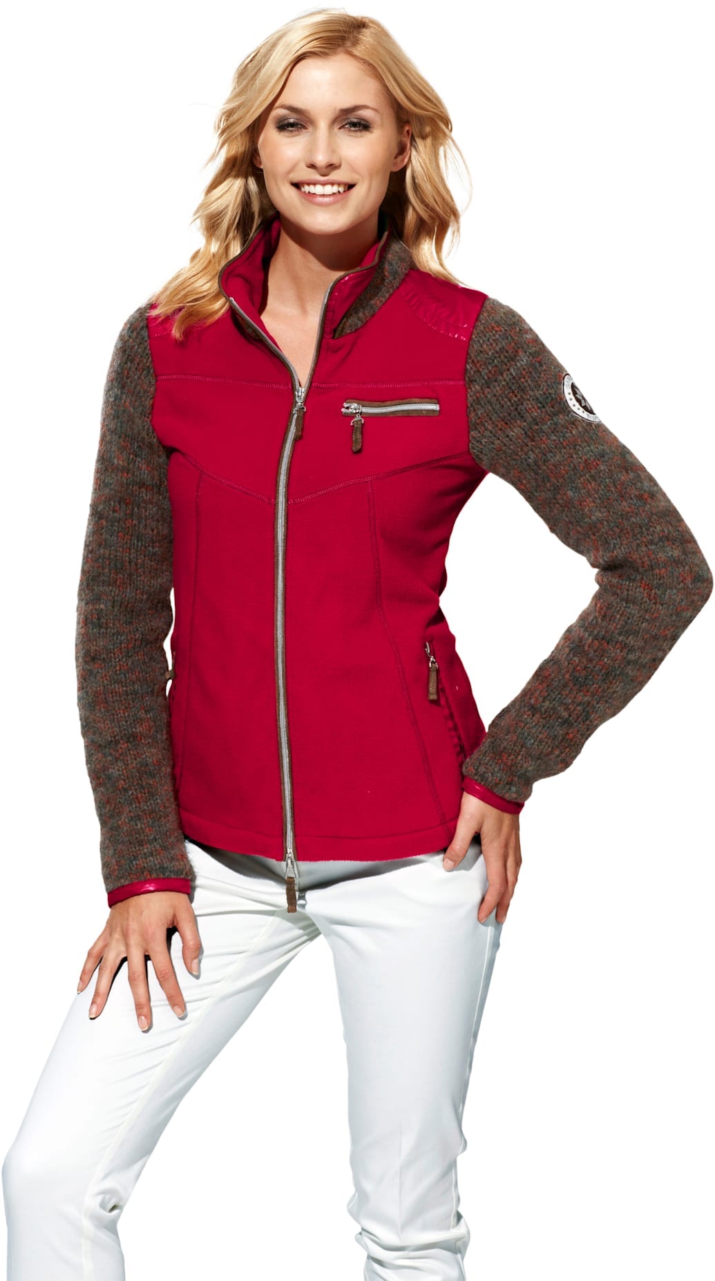 heine Shirtjacke »Sweatjacke«, (1 tlg.)