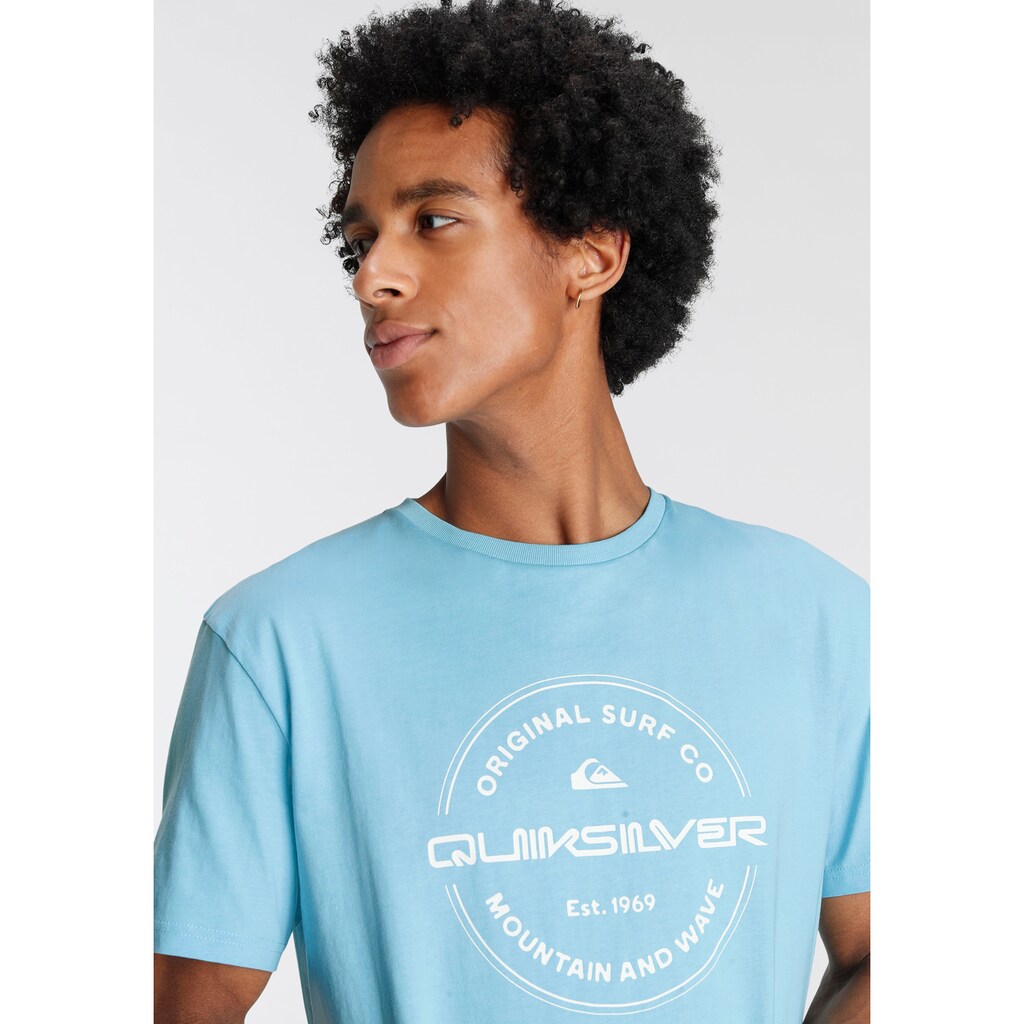 Quiksilver T-Shirt »Herren Doppelpack mit Logodruck«, (Packung, 2 tlg.)