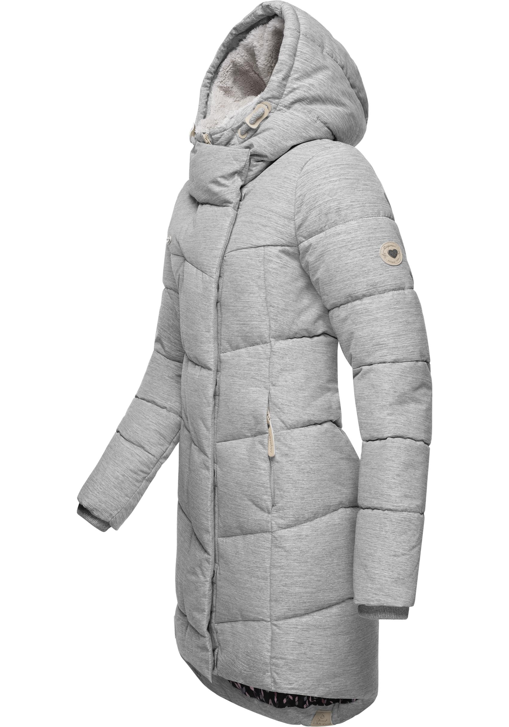 Ragwear Wintermantel »Pavla«, stylischer Winterparka mit Teddyfutter und Kapuze