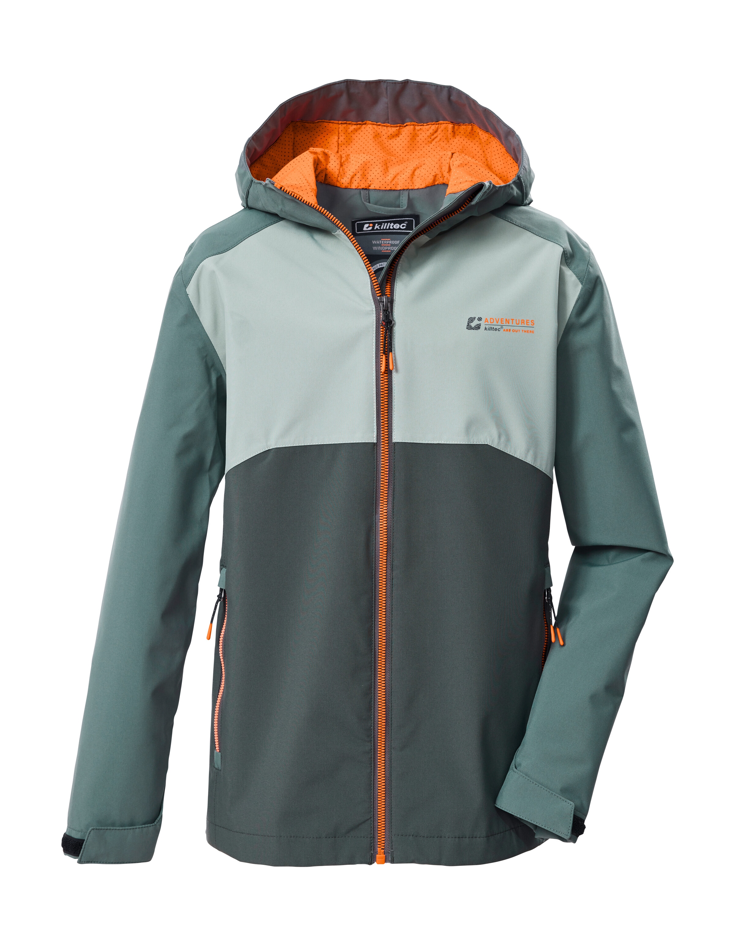 Killtec Funktionsjacke "KOS 147 BYS JCKT" Kinderjacke, wasserdicht, Colourblock, Teflon EcoElite™ imprägniert