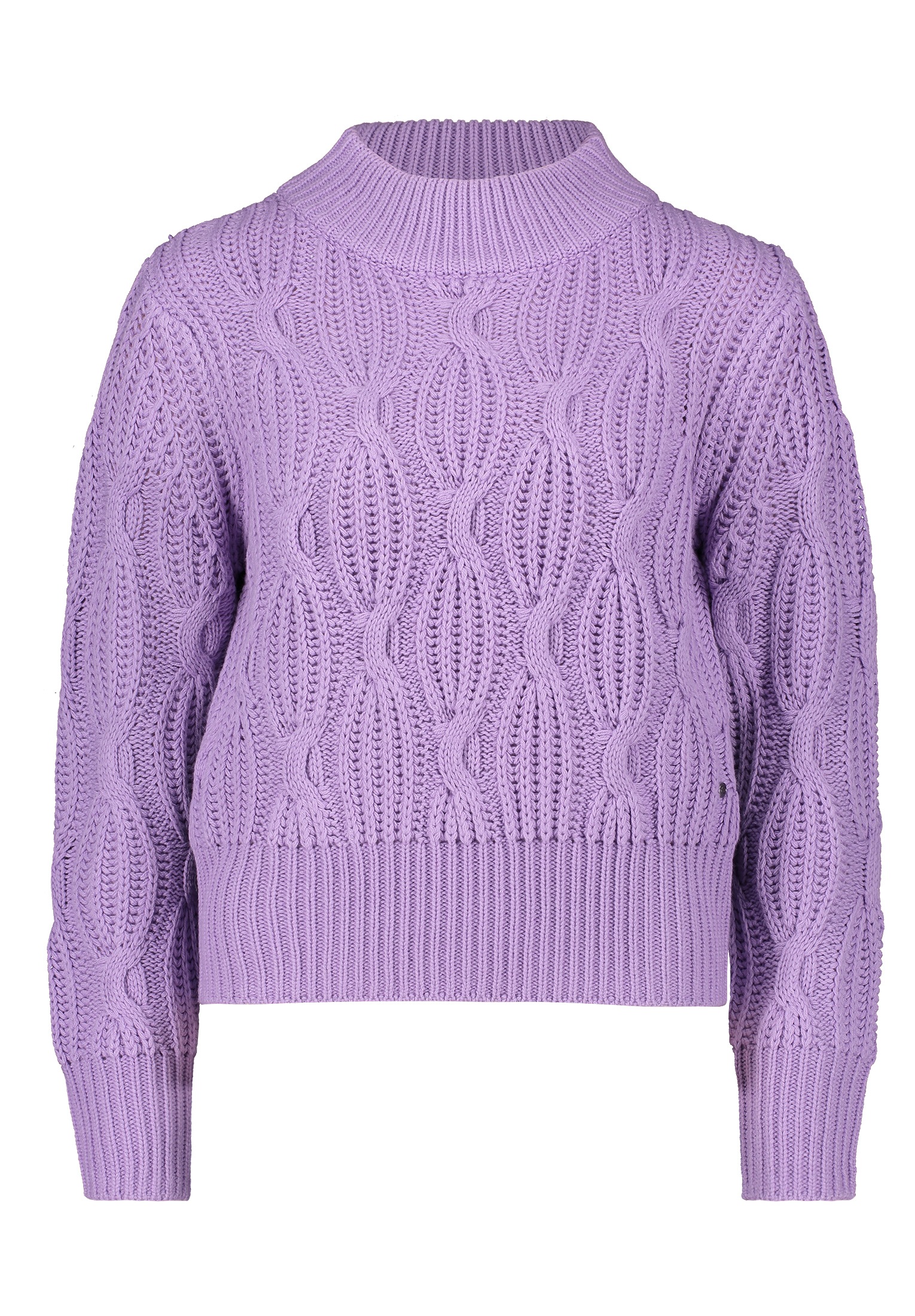 Betty&Co Strickpullover »Betty & Co Grobstrick-Pullover mit Stehkragen«, (1 tlg.), Struktur
