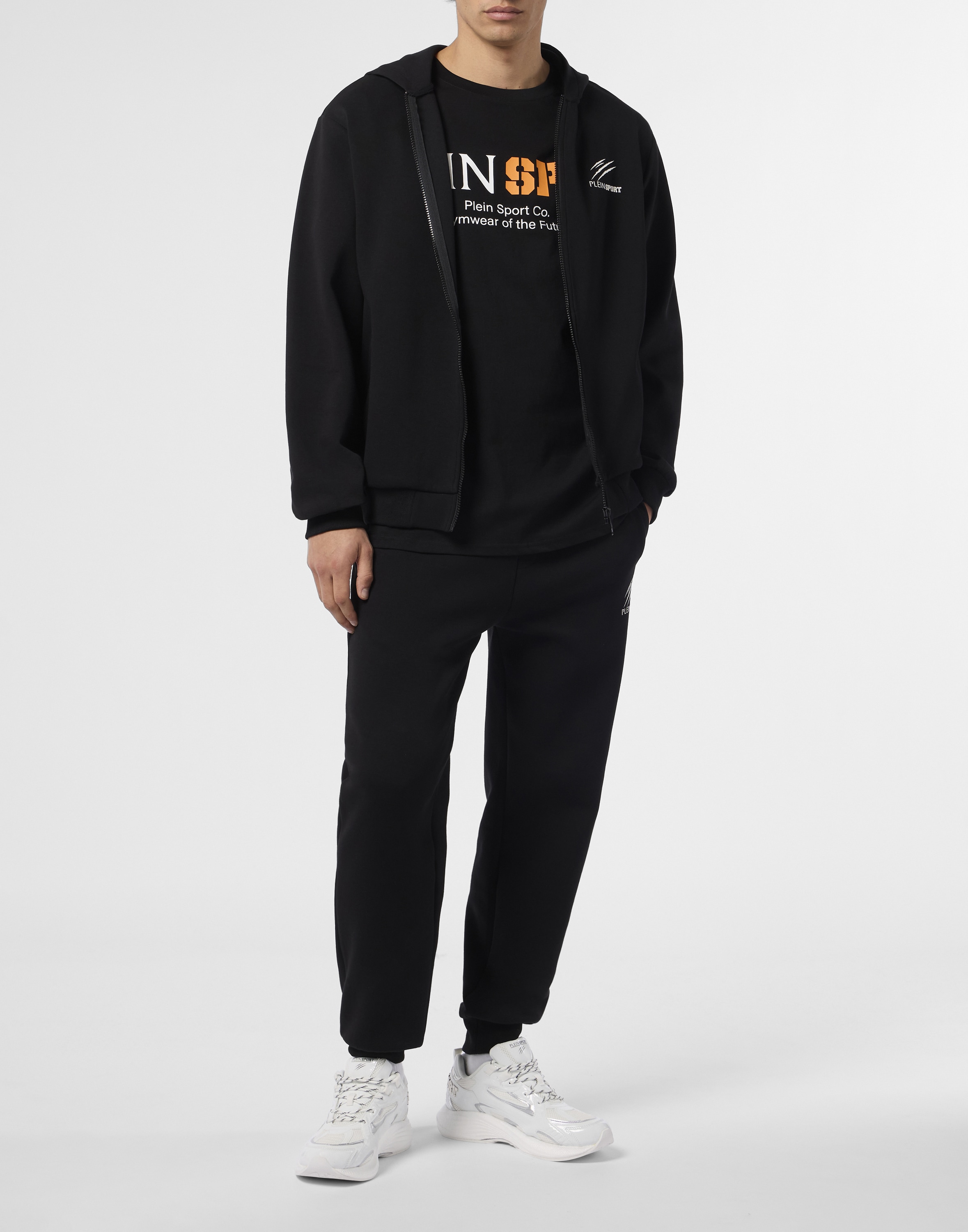 PLEIN SPORT Kapuzensweatjacke »Pique Zip Hoodie Icon«