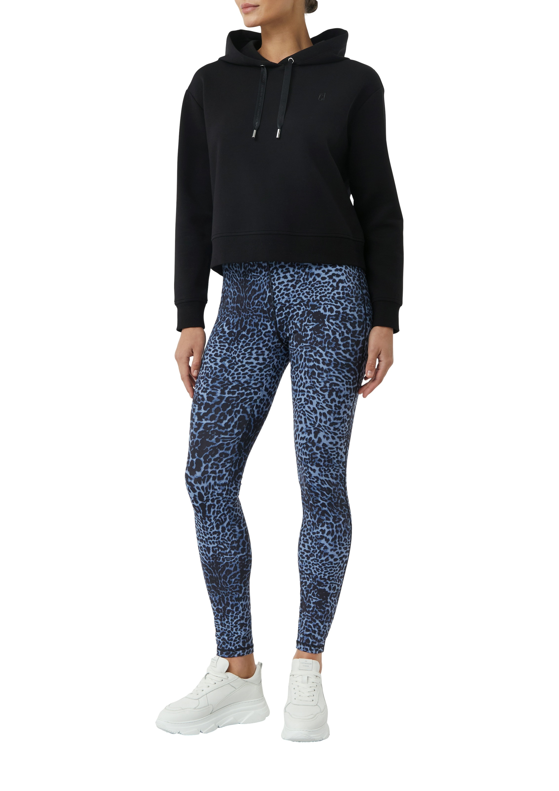 comma casual identity Kapuzensweatshirt, cropped, casual, mit Kapuze, Baumw günstig online kaufen