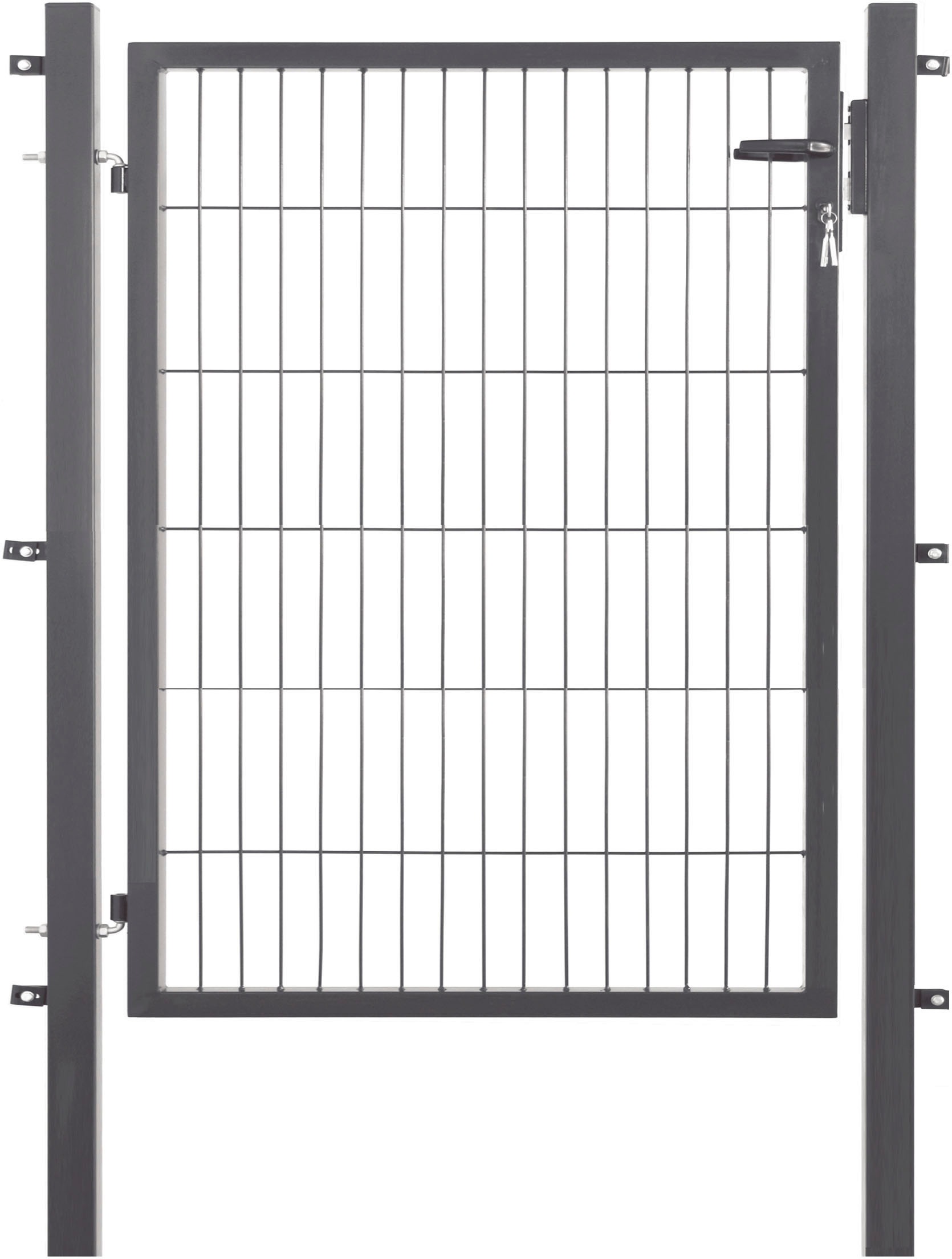 GARDEN N MORE Zauneinzeltür "Einzeltor Excellent" 123 cm hoch, anthrazit günstig online kaufen