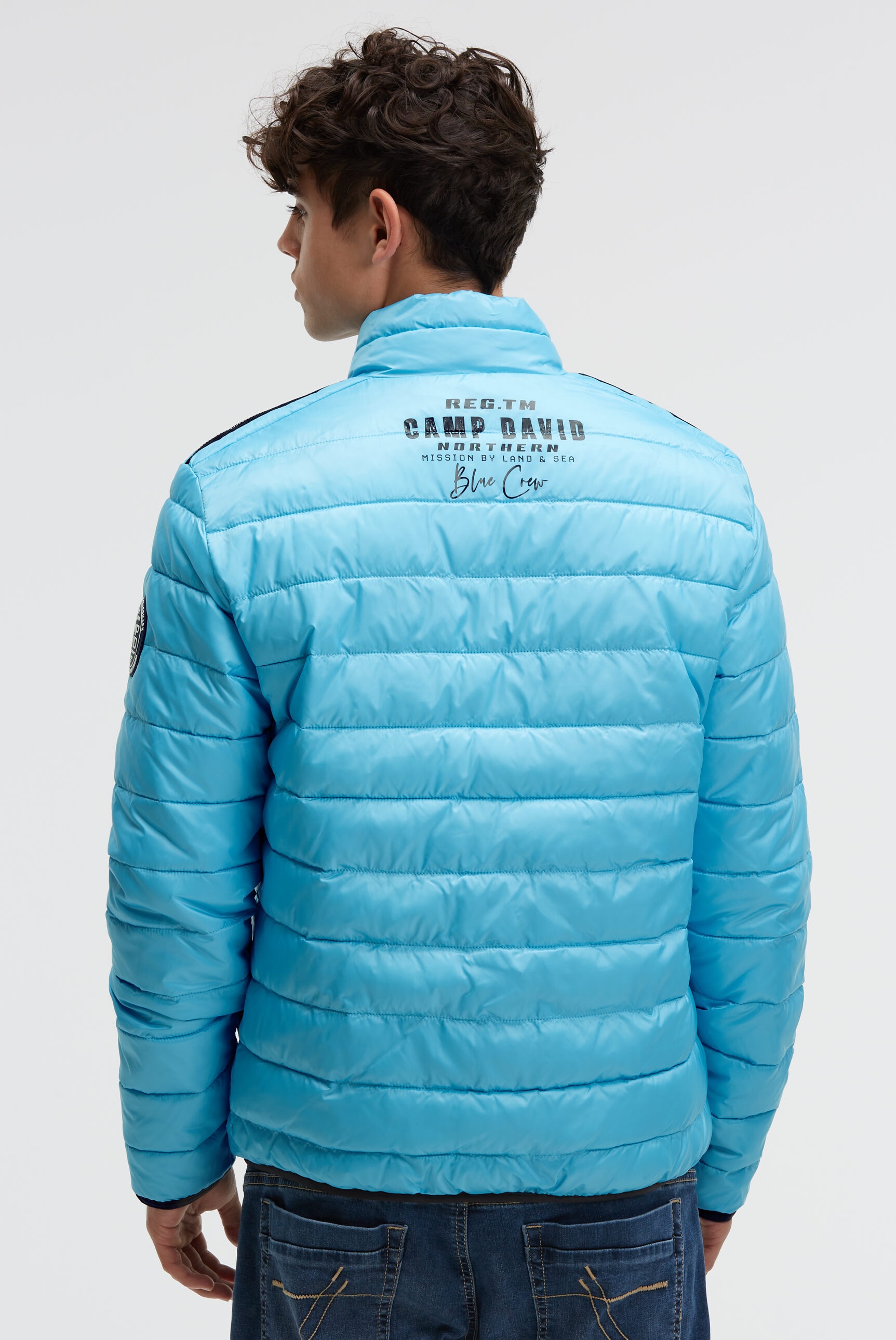 CAMP DAVID Outdoorjacke ohne Kapuze mit Windfangleiste
