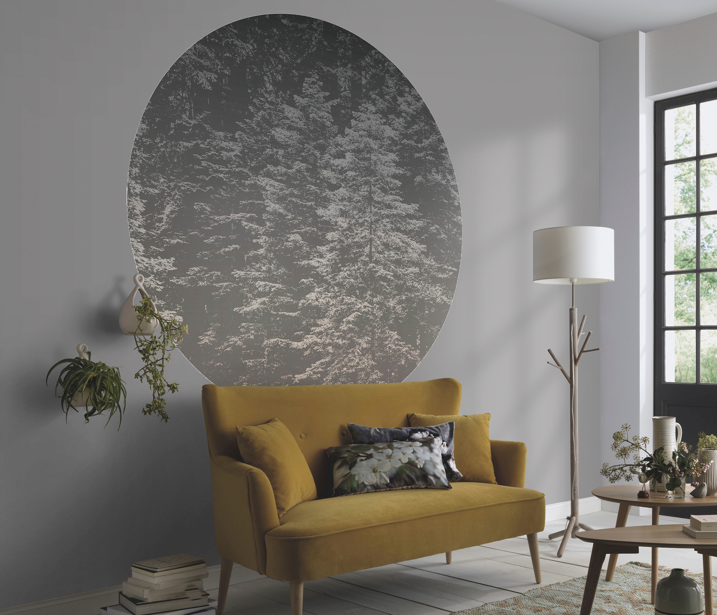 Fashion for walls Fototapete "Hazy Pines", floral-gepflegt, Phthalate frei