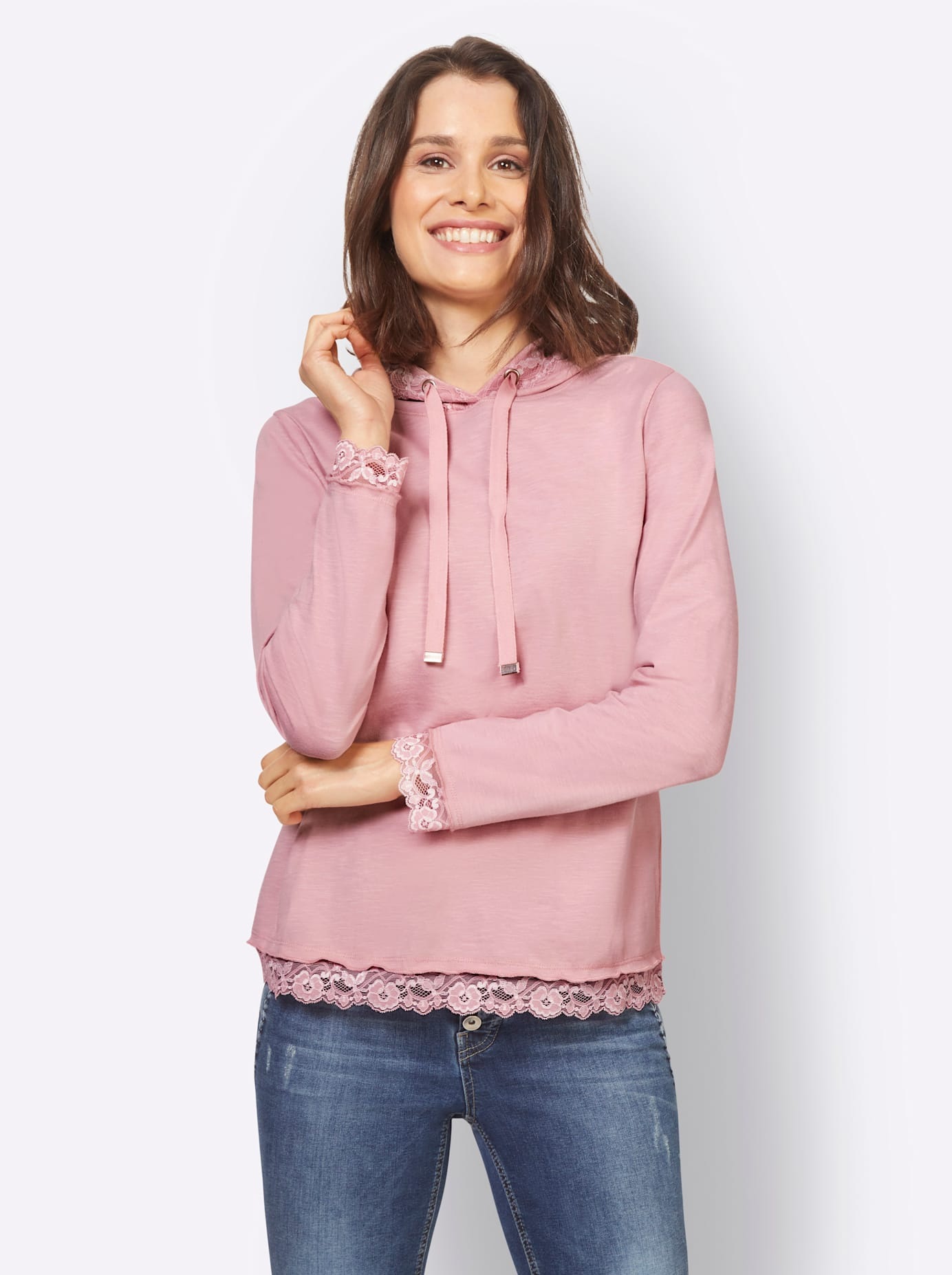 heine Kapuzenshirt "Kapuzen-Shirt" 1 Stk. tlg. günstig online kaufen