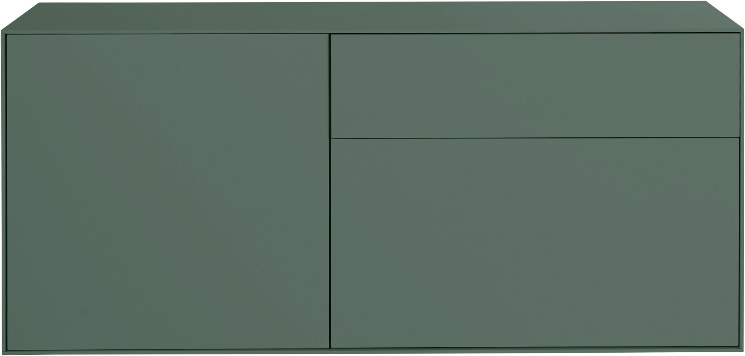 LeGer Home by Lena Gercke Lowboard »Essentials«, Breite: 127 cm, MDF lackiert, Push-to-open-Funktion