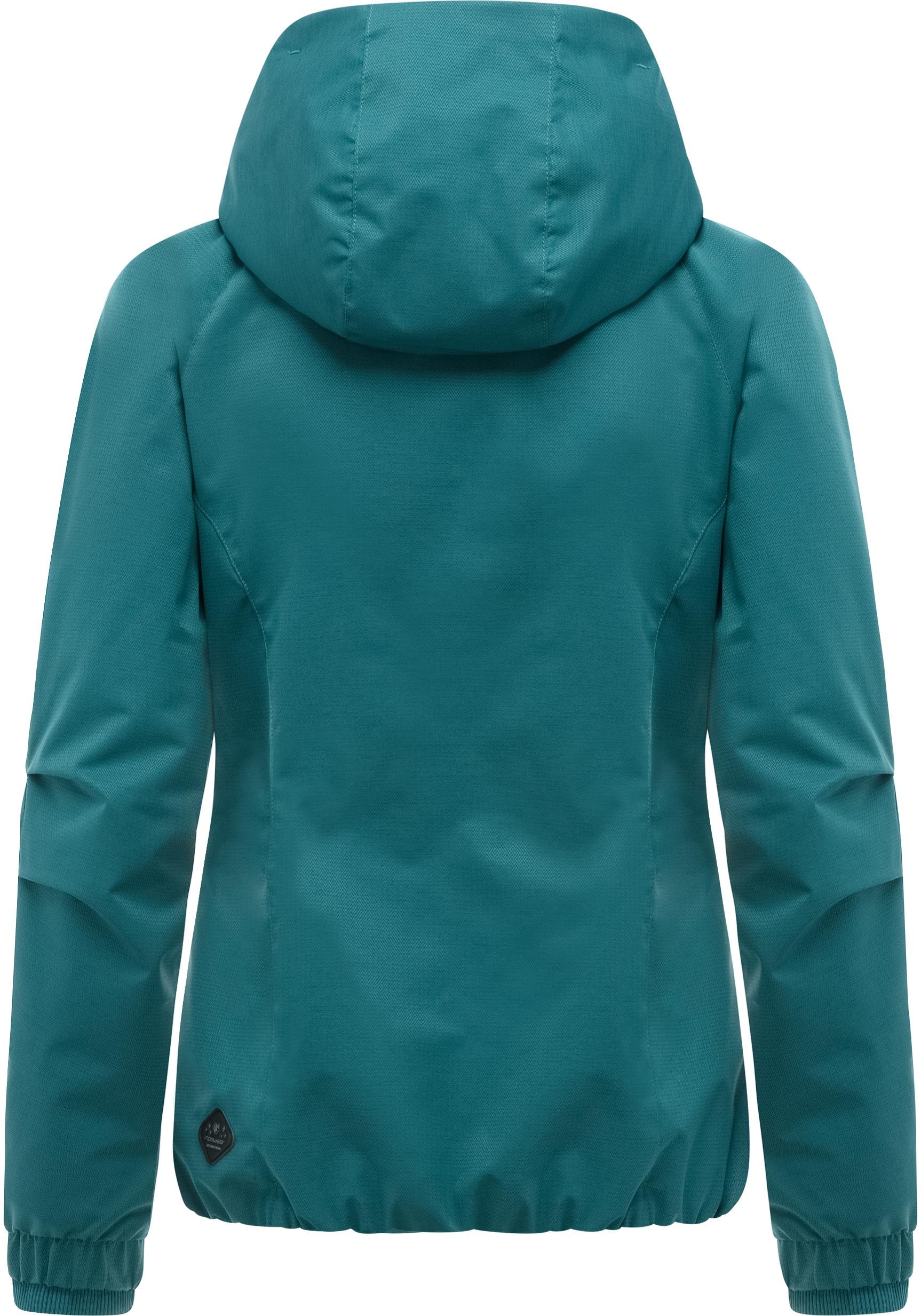 Ragwear Outdoorjacke »Dizzie Tech« mit Kapuze Wasserdichte Damen Übergangsjacke mit großer Kapuze
