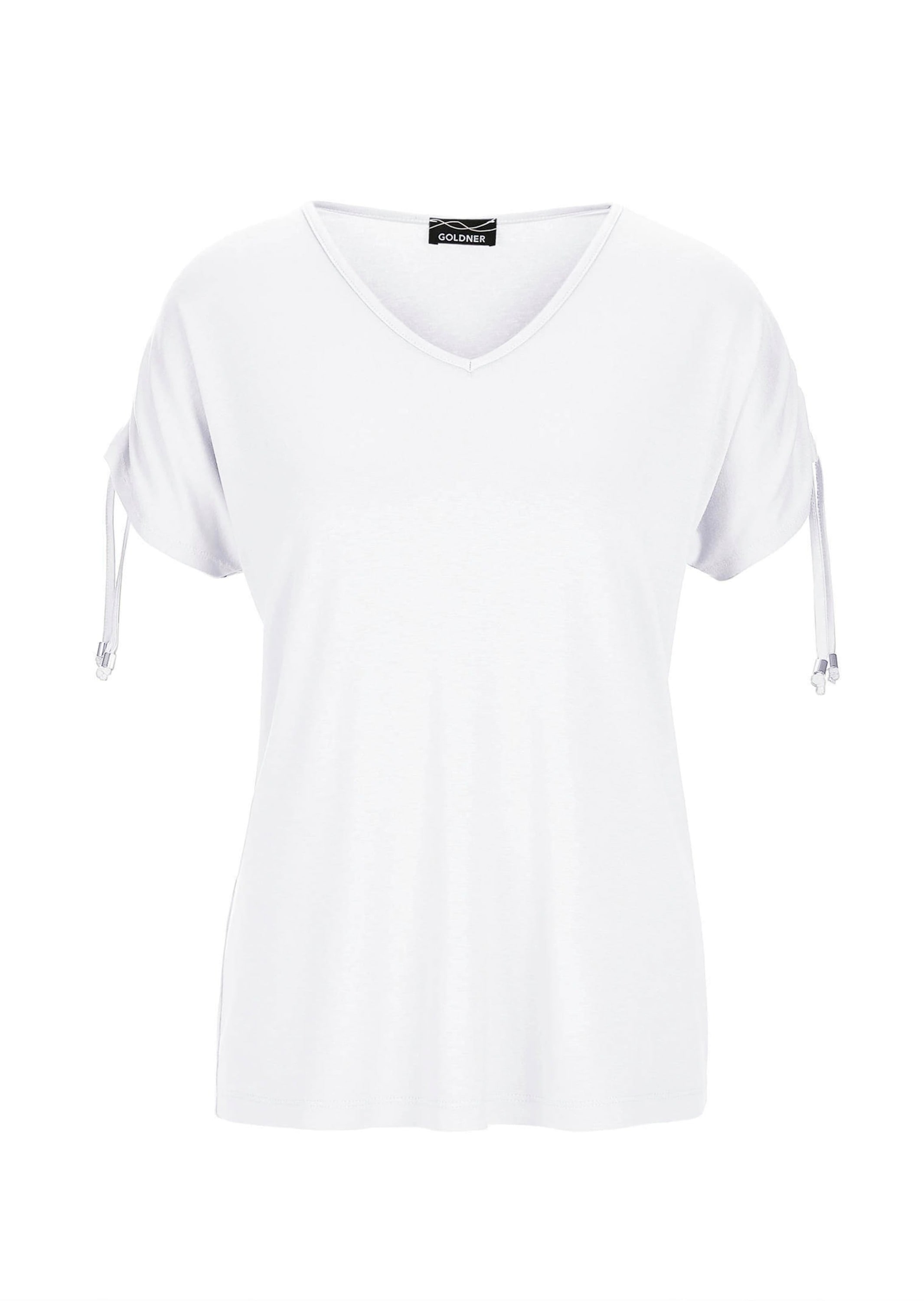 GOLDNER Kurzarmshirt "Kurzarm Viskose-Oberteil" günstig online kaufen