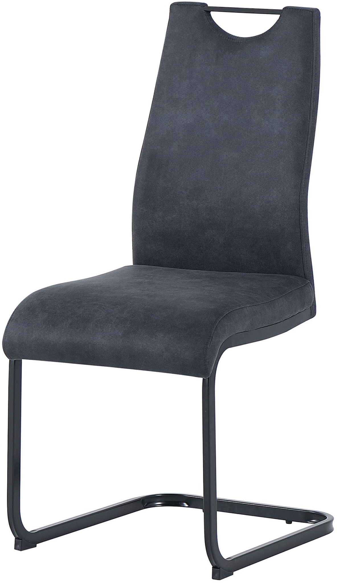 byLIVING Freischwinger »CAPRI« (Set) 2 Stk.Microfaser, bis 110 kg, Schaumstoff, Schwingstuhlgestell, mit Griff