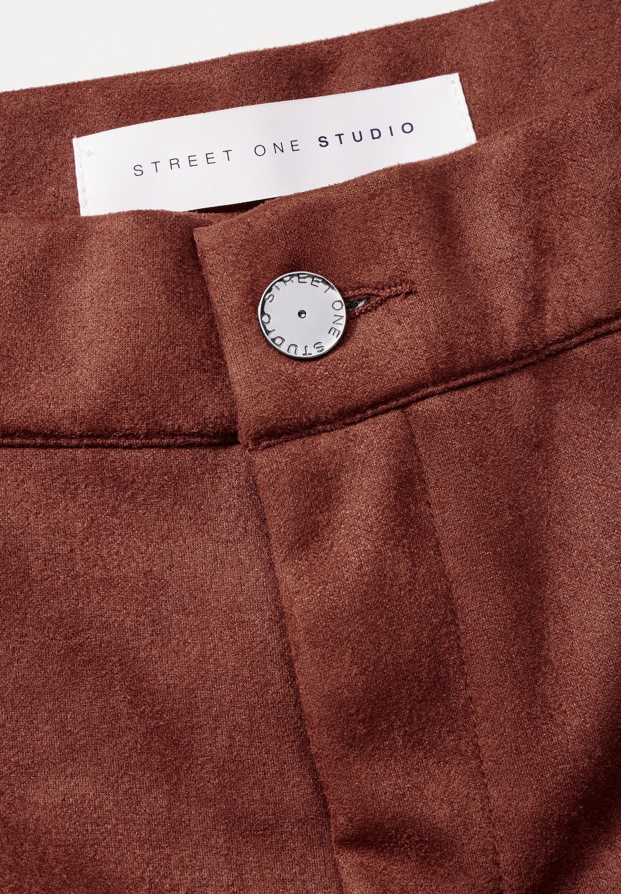 STREET ONE STUDIO Lederimitathose, High Waist
