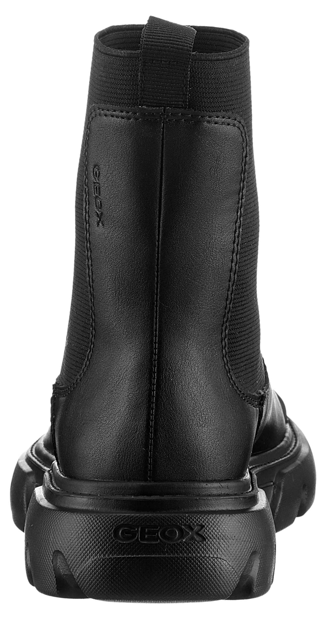 Geox Chelseaboots »J JUNETTE GIRL C«, Plateaustiefel, Schlupfstiefel, Winterstiefel mit Blockabsatz