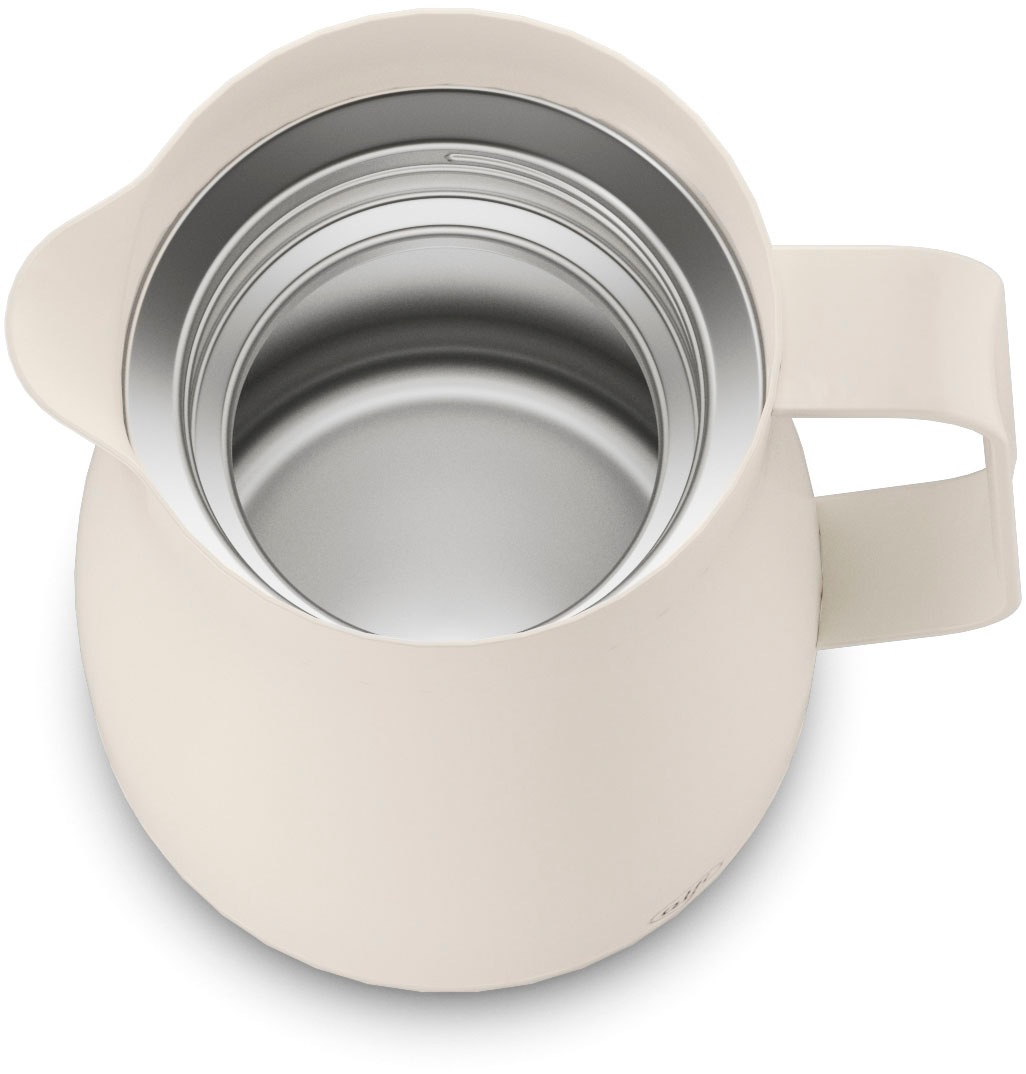 Alfi Isolierkanne »STUDIO TEA, aus doppelwandigem Edelstahl« 0,7 l 1 Stk. tlg. 12h heiß & 24h kalt, ergonomischer Griff, große Öffnung