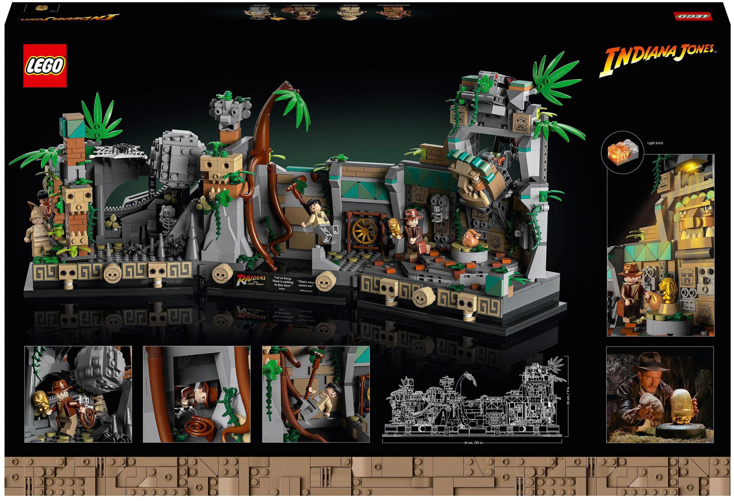 LEGO® Konstruktionsspielsteine »Tempel des goldenen Götzen (77015), LEGO® Indiana Jones«, (1545 St.), Made in Europe