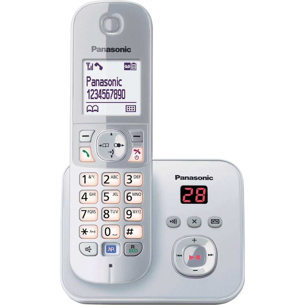 Panasonic Schnurloses DECT-Telefon »KX-TG6821G«, (Mobilteile: 1)
