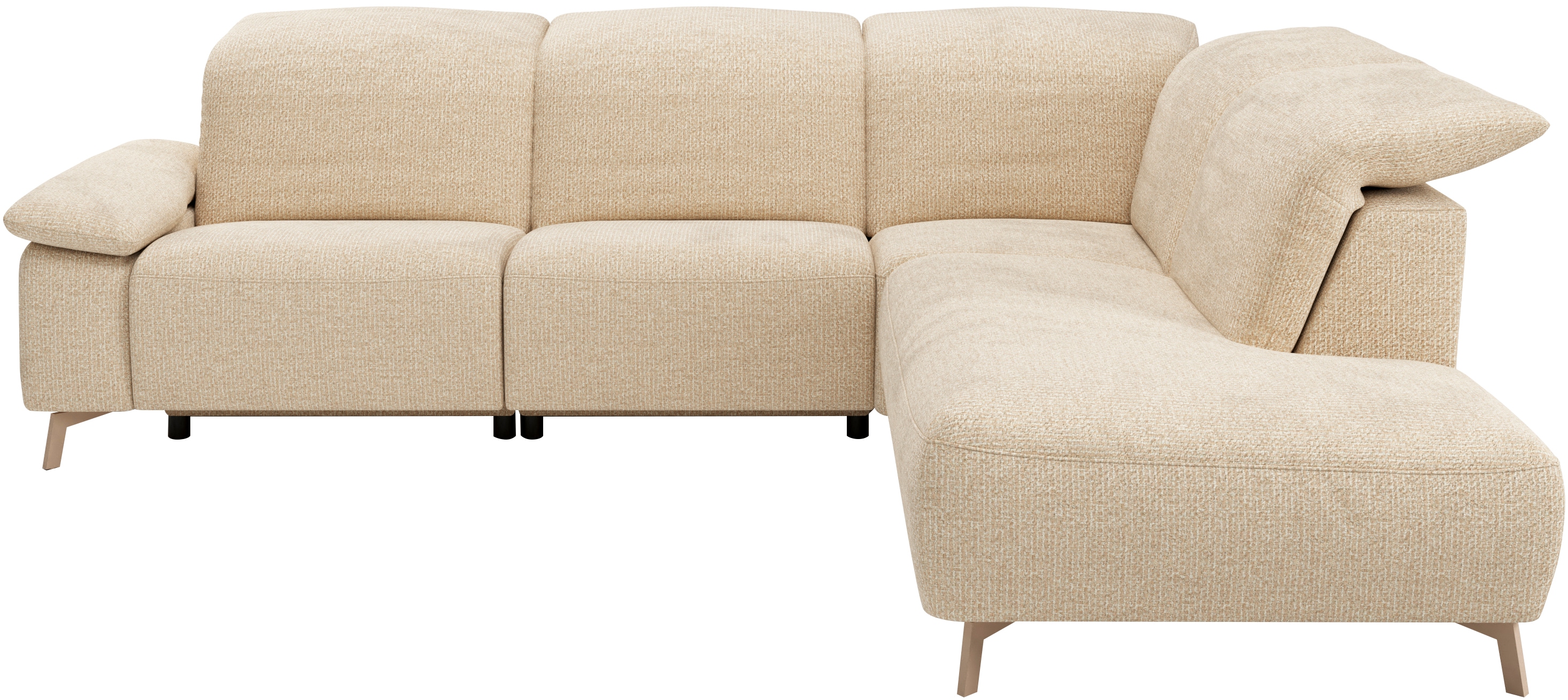 Musterring Ecksofa "MR 370, intelligenter Komfort im modernen Design" Optionale Relaxfunktion, flexible Kopfteile & klappbare Armlehnen