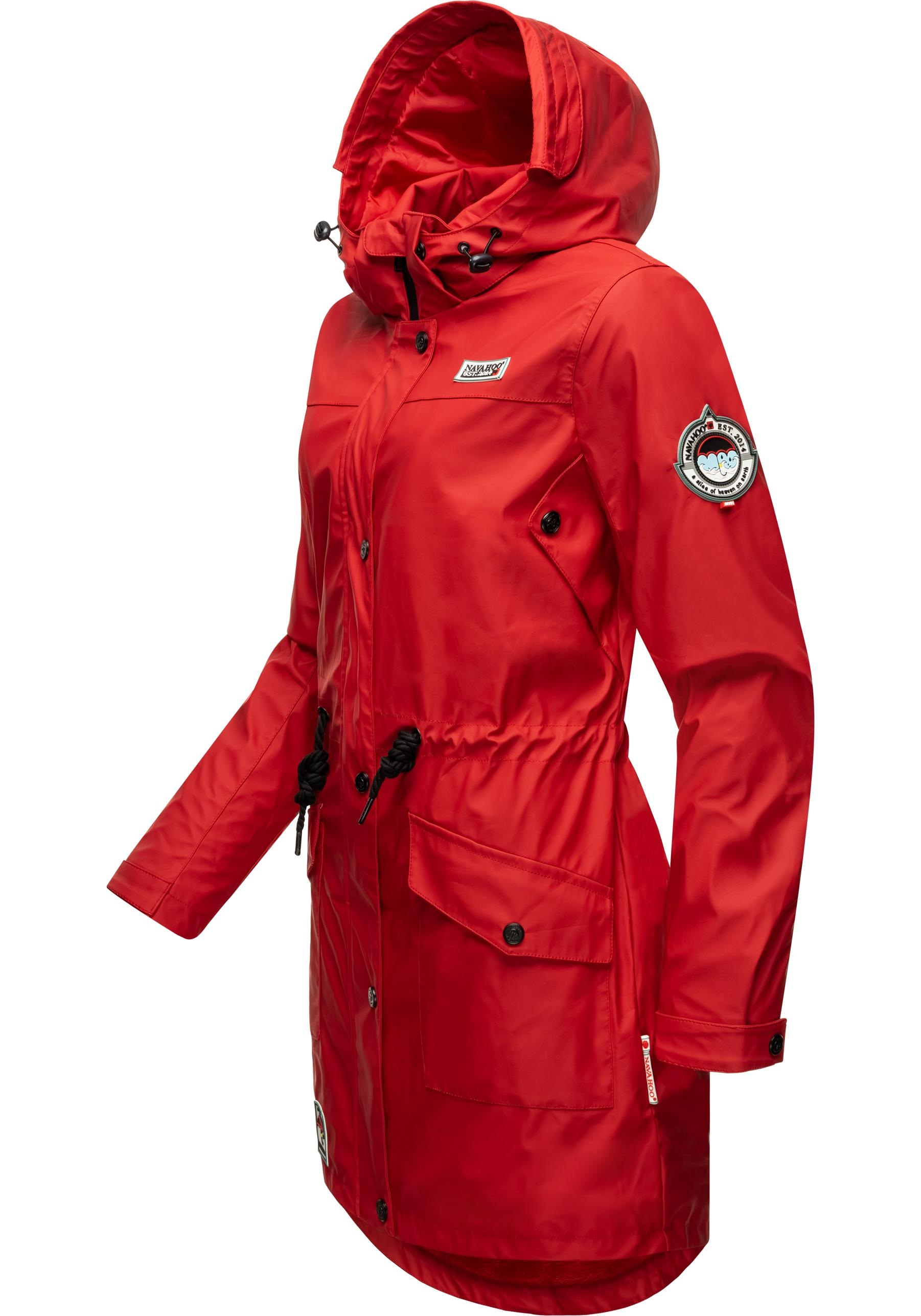 Navahoo Outdoorjacke "Deike", mit Kapuze, modischer Damen Outdoor Regenmant günstig online kaufen