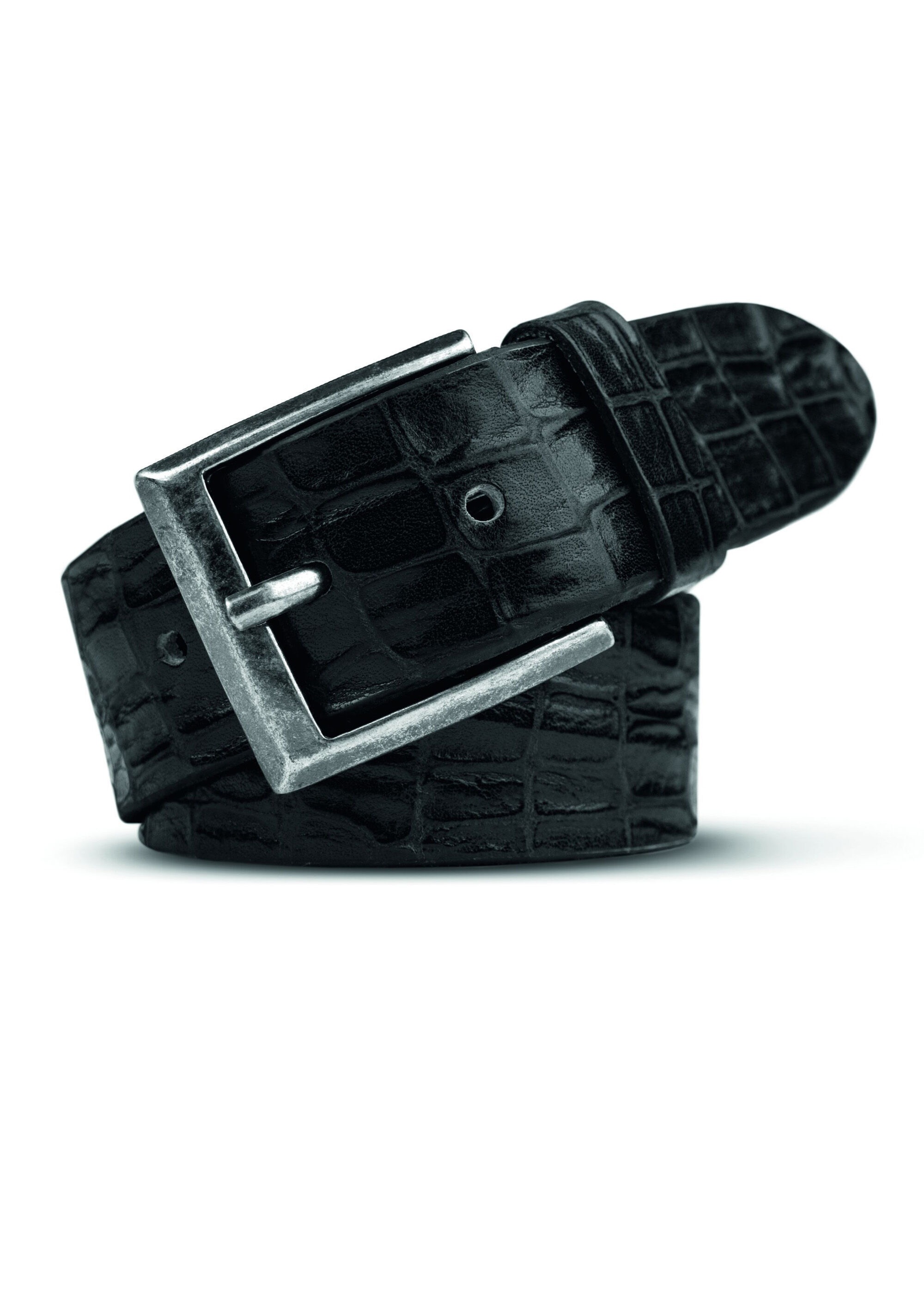 MEYER Ledergürtel "Gürtel" 1 Stk. mit Kroko Optik günstig online kaufen