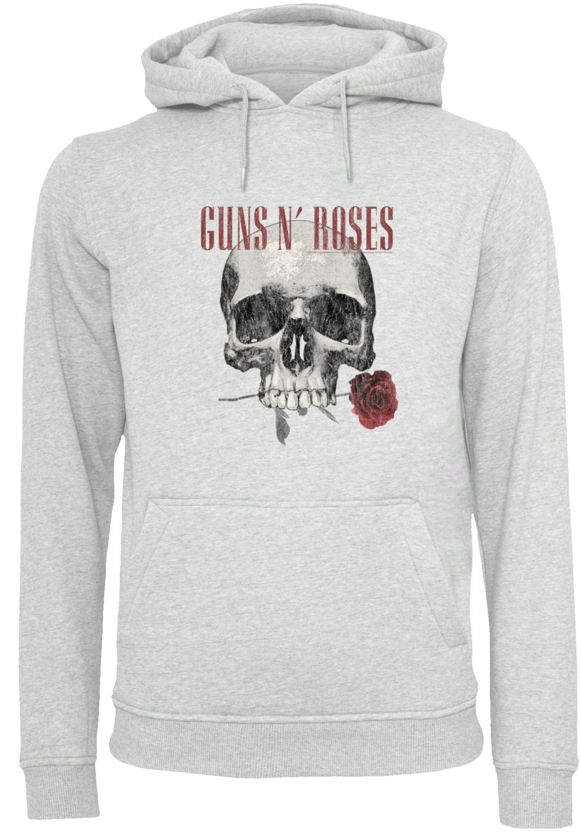 F4NT4STIC Kapuzenpullover »Guns 'n' Roses Flower Skull Rock Musik Band«, Premium Qualität