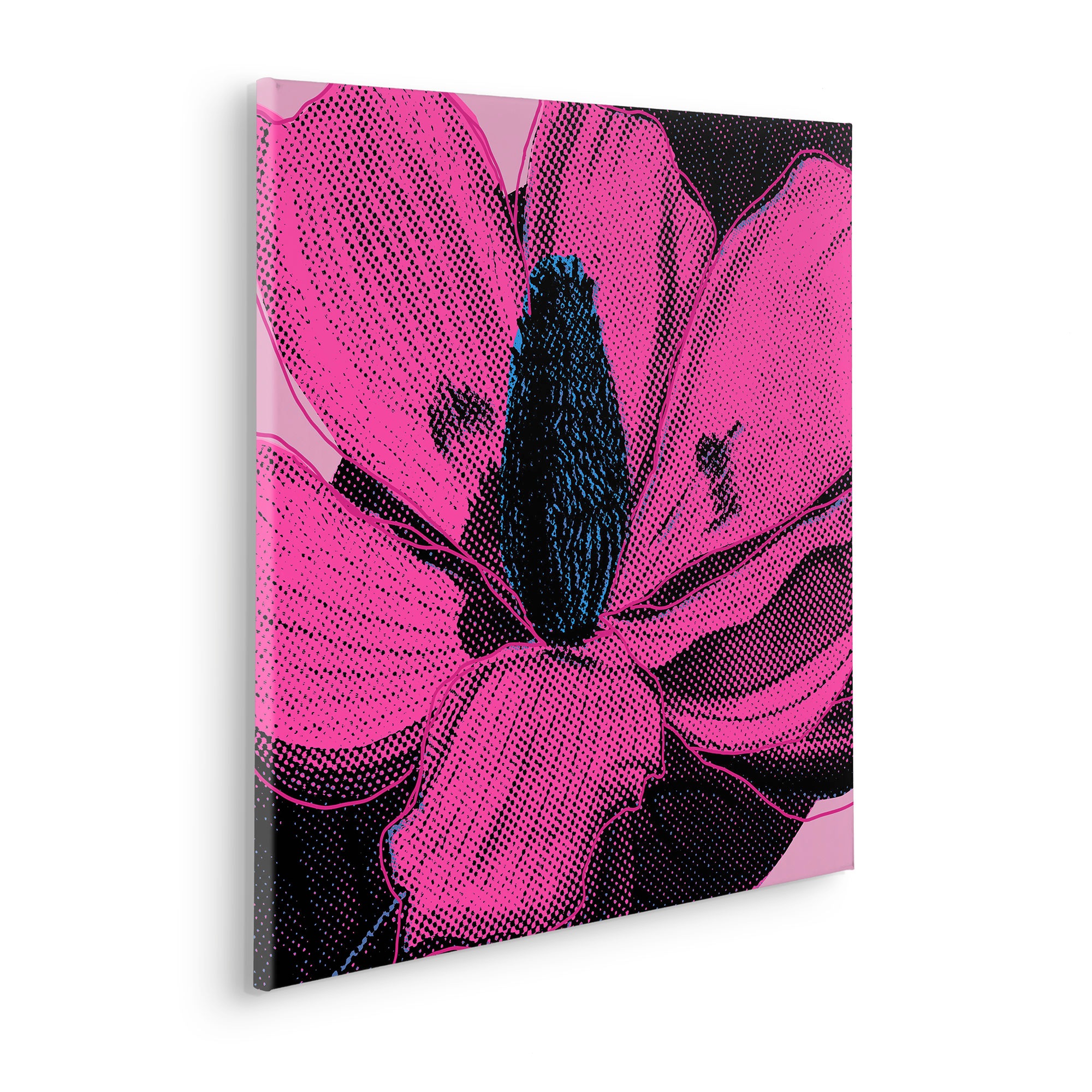 Komar Leinwandbild "Pink Fusion - Größe 60 x 60 cm" Natur 1 Stk. tlg. Keilr günstig online kaufen