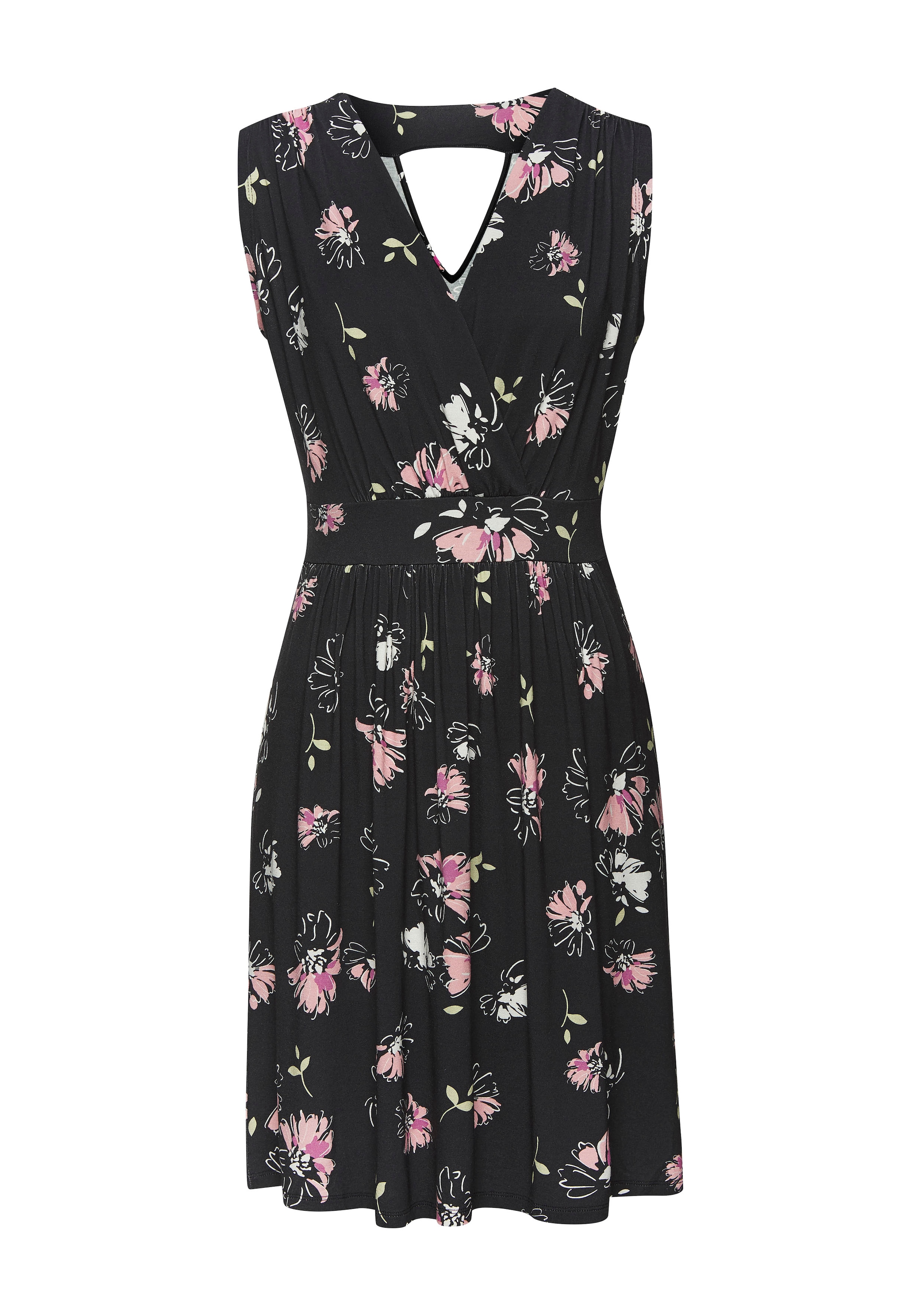 Vivance Jerseykleid, mit Blumendruck