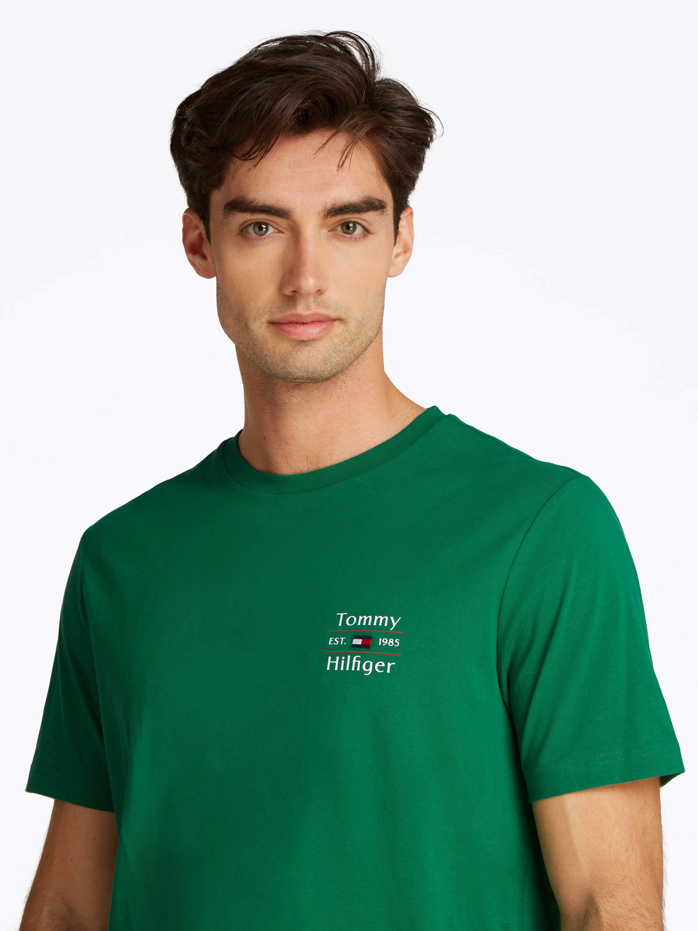 Tommy Hilfiger Rundhalsshirt »HILFIGER STACK TEE«