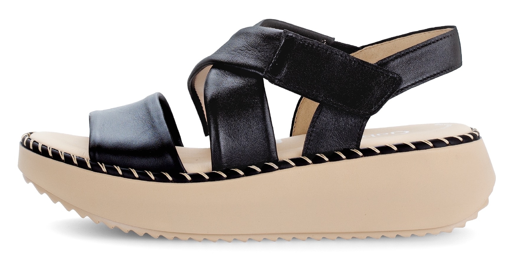 Gabor Sandalette, Plateau, Sommerschuh, Rimchensandale mit Best Fitting-Ausstattung