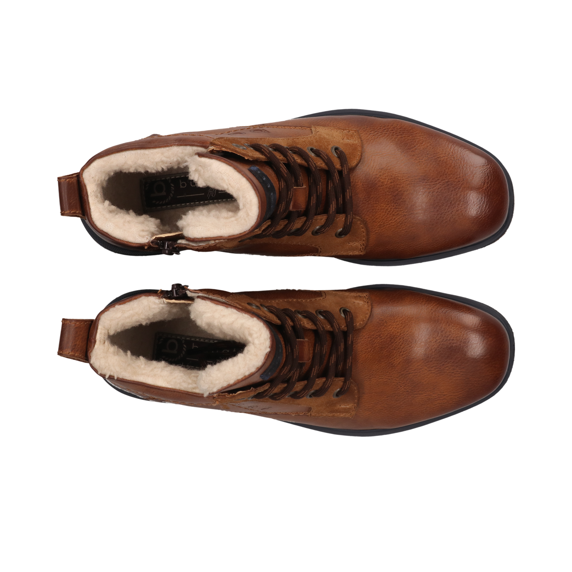 bugatti Schnürboots  Schnürstiefelette, Winterboots mit Reißverschluss