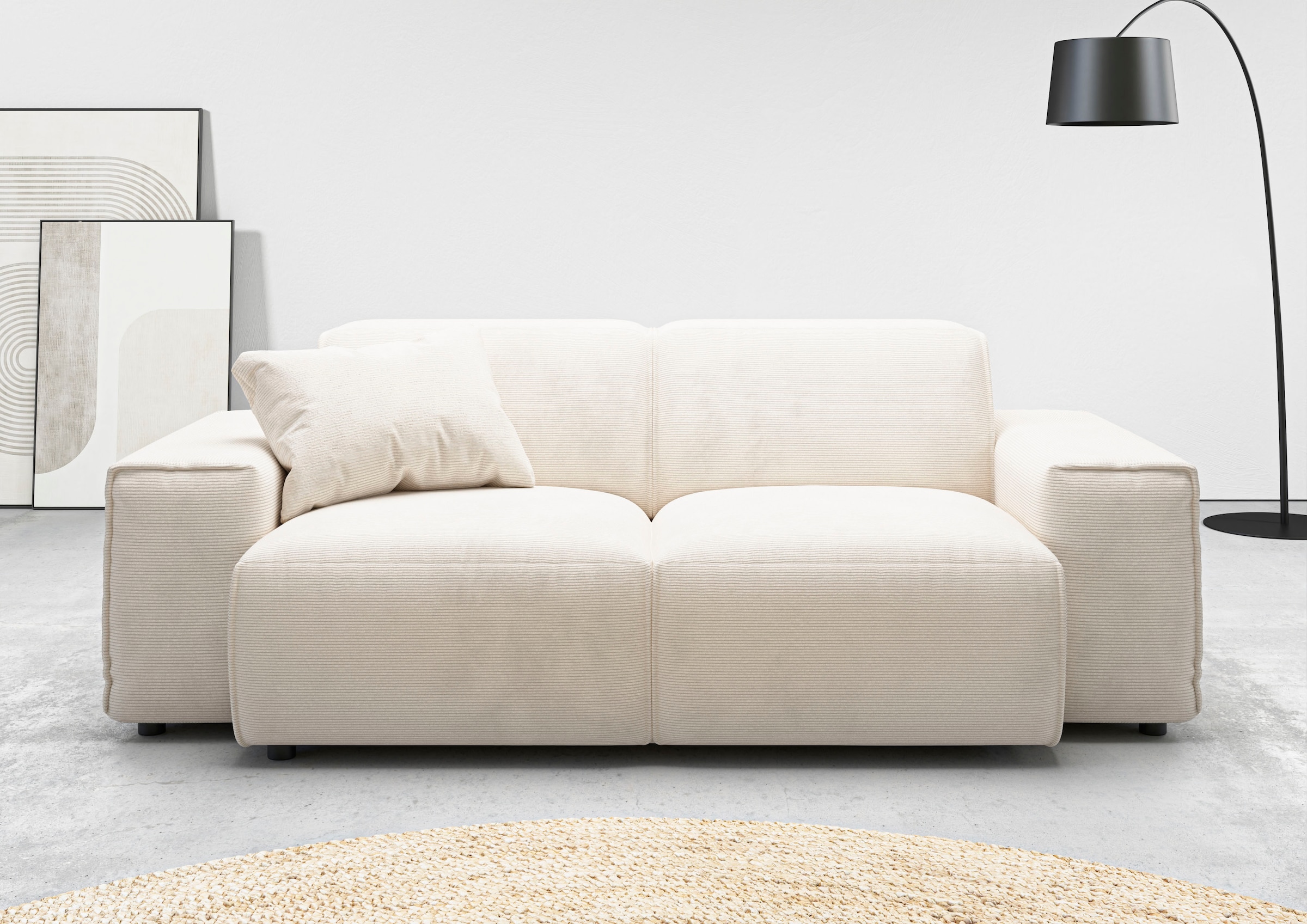 Home affaire 2-Sitzer "Glimminge auch in Breitcord + Feincord + Easy care-B günstig online kaufen