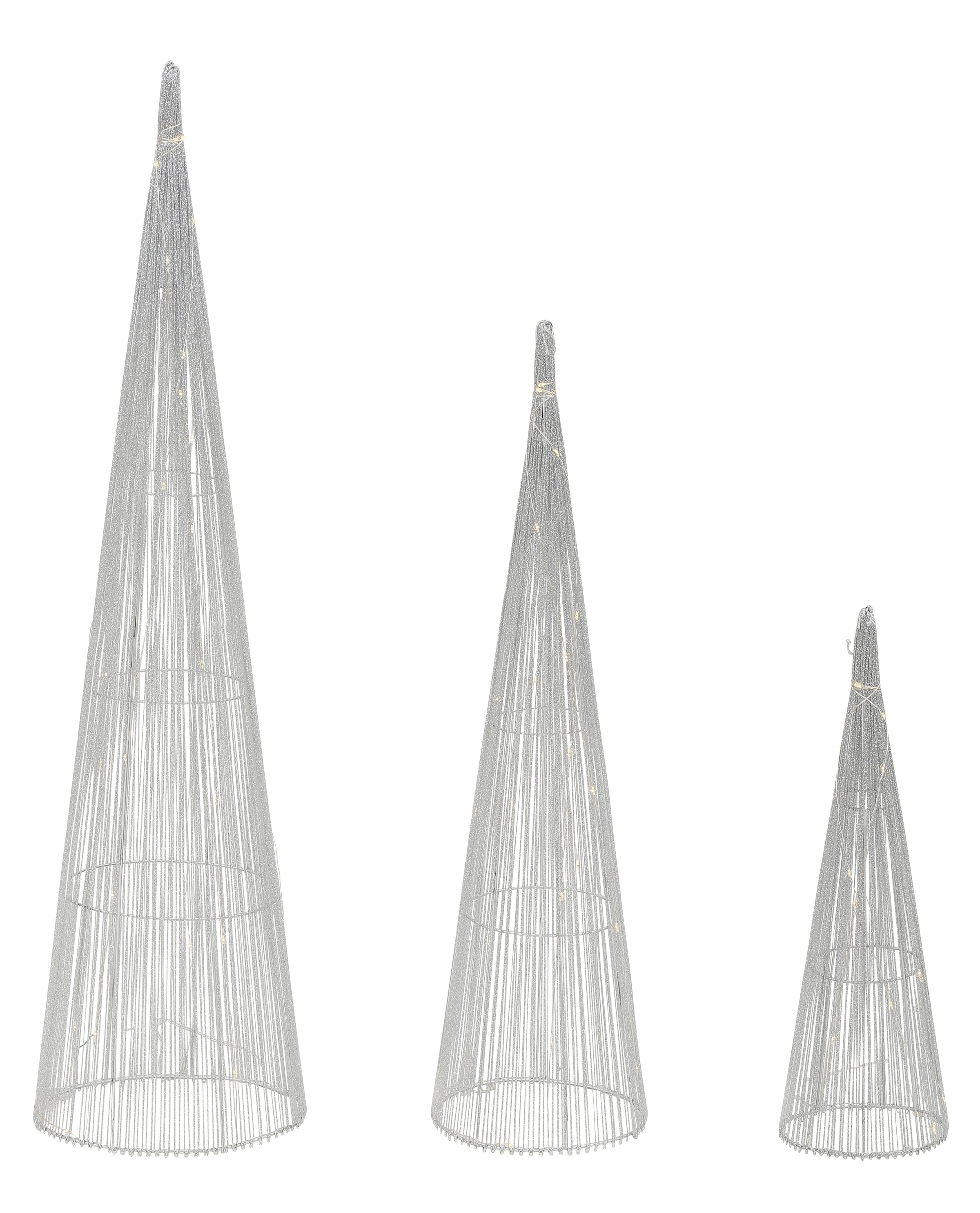 Star-Max LED Dekolicht »Pyramiden mit Bäume«, 3 Größen | 90 BAUR Weihnachtsdeko, LED-Beleuchtung, in Leucht LED- Pyramiden schimmernde Effektvolle flammig-flammig