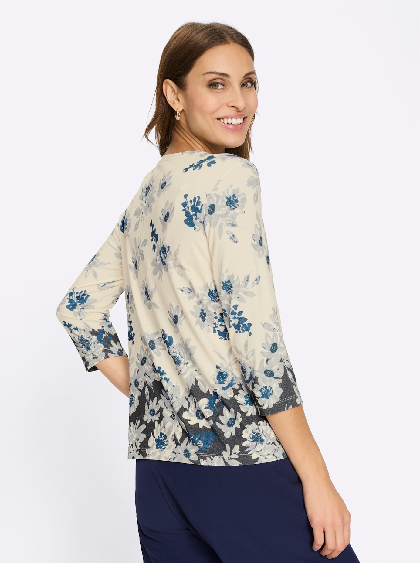 Thumbnail - Lady 3/4-Arm-Shirt "Druck-Shirt", 1 tlg.