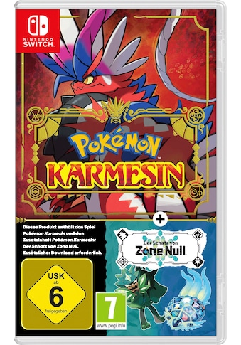 Nintendo Switch Spielesoftware »Pokémon Karmesin + Der...