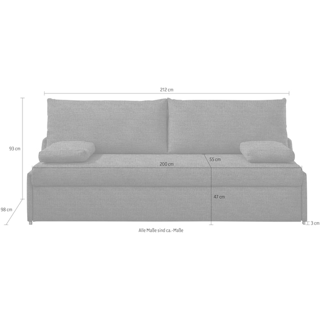 Bali Schlafsofa »Nizza« bestellen | BAUR