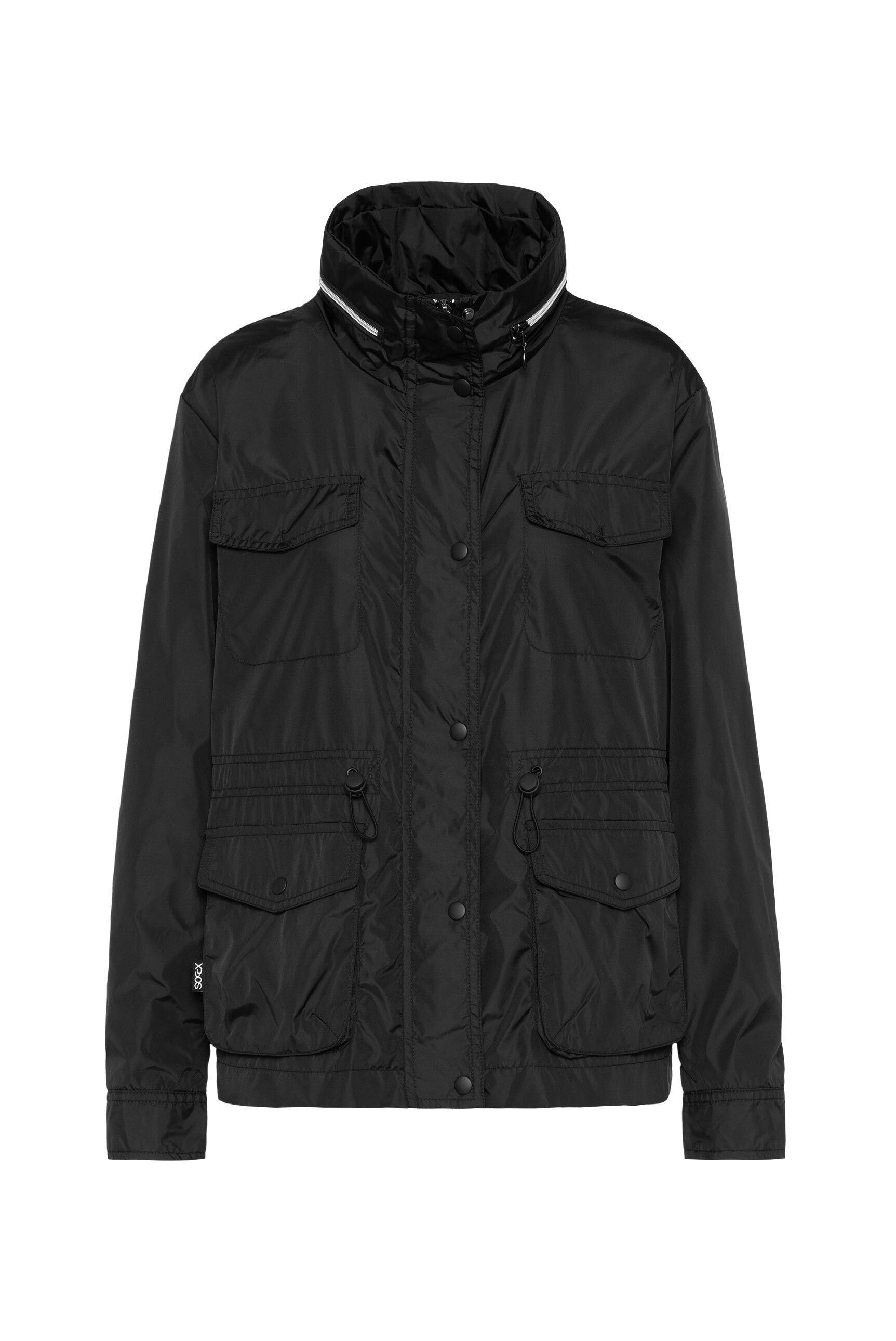 SOCCX Outdoorjacke, mit Kapuze, mit Stehkragen & Kapuze