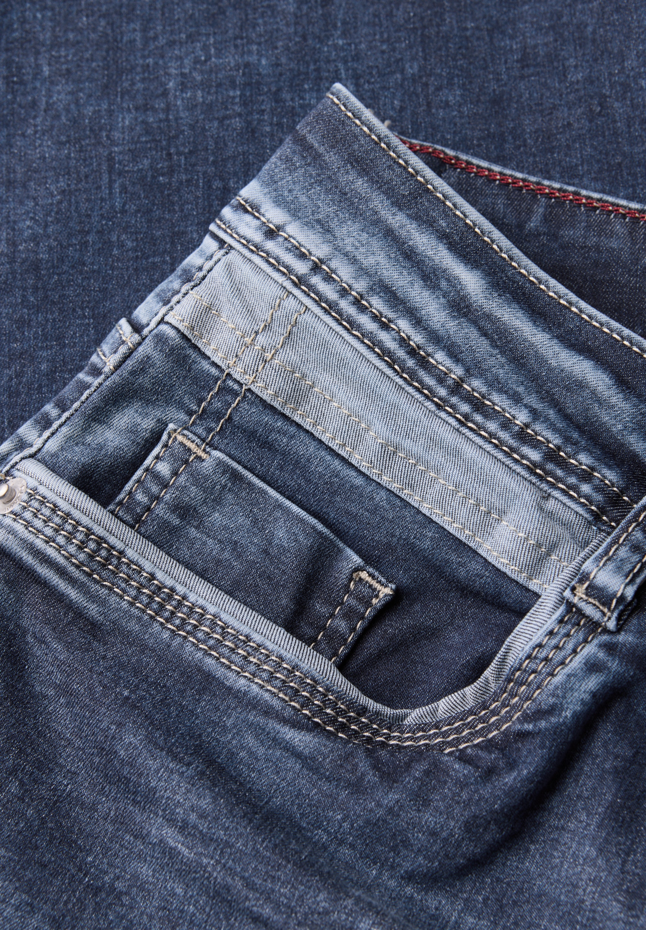 Cecil Gerade Jeans, aus Baumwolle mit Stretchanteil