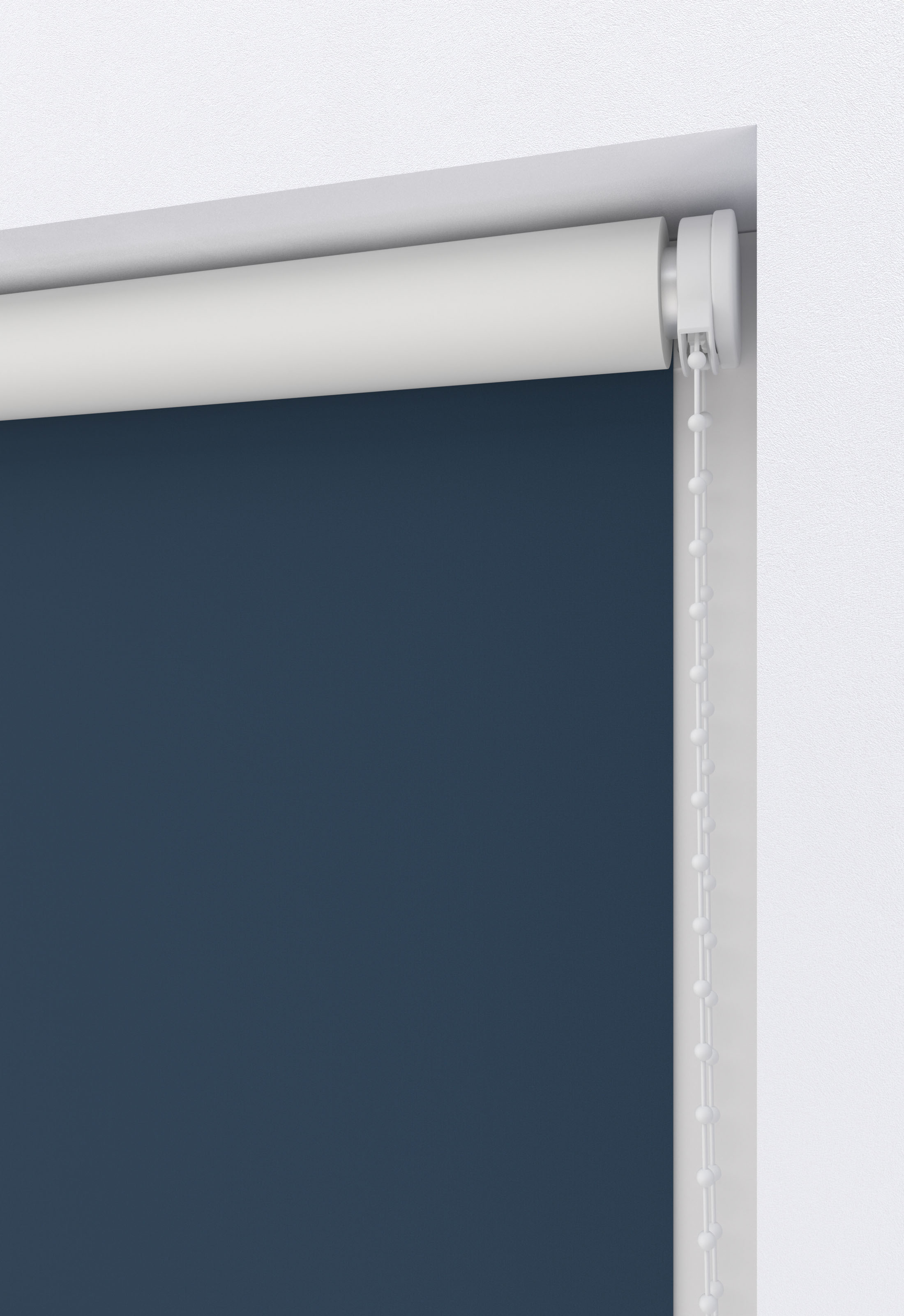 Thumbnail - my home Rollo "Ina" abdunkelnd Hitzeschutz Wärmedämmung energiesparend mit Bohren/ohne Bohren freihängend weiße Rückse...