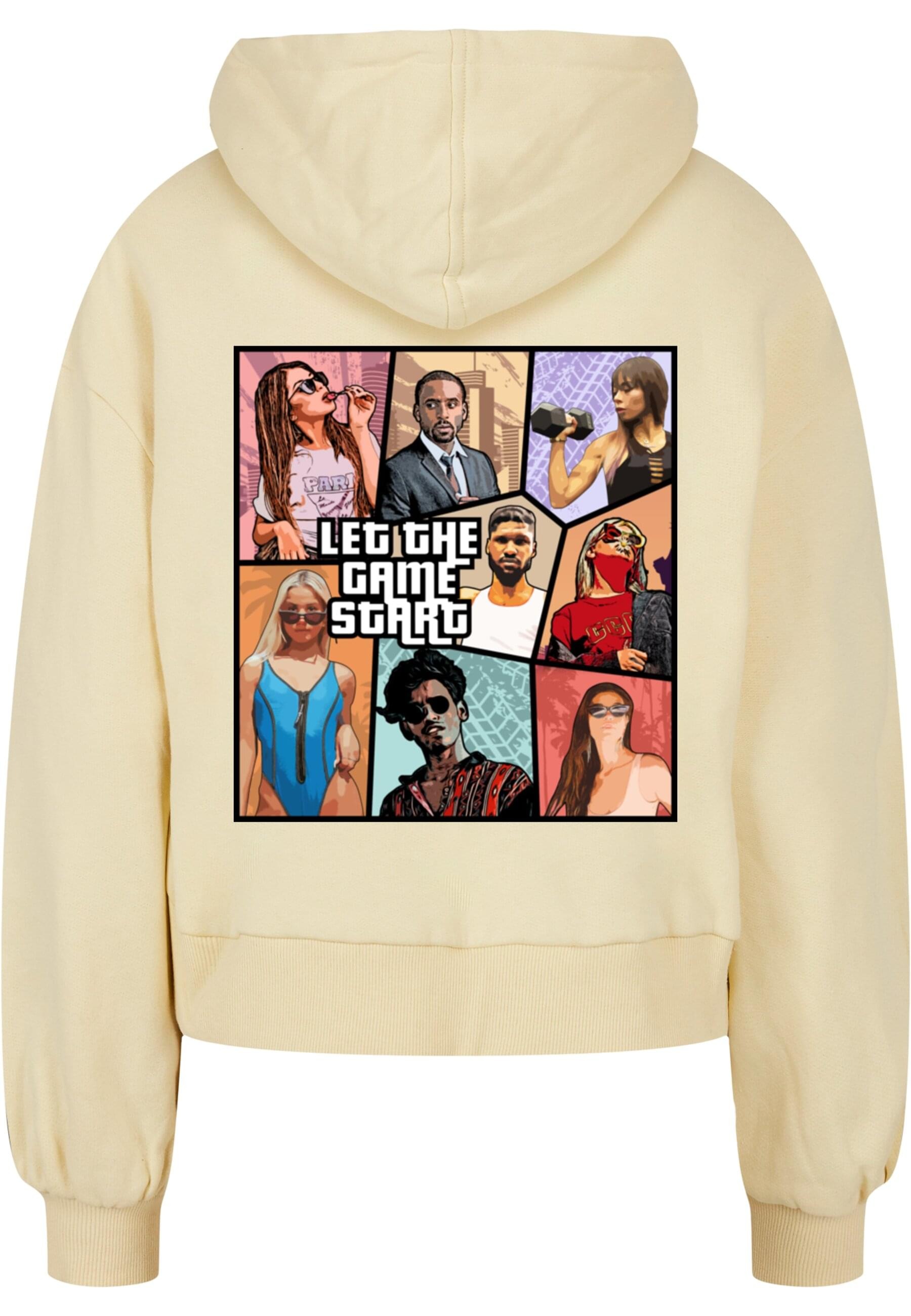 Merchcode Kapuzenpullover »Merchcode Damen Ladies Grand Collage Organic Oversized Hoodie«, (1 tlg.)