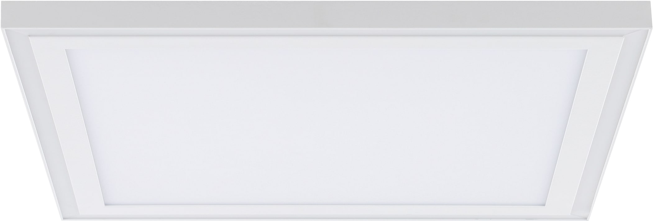 BRILLIANT LED Panel "Laurice", 1, H: 5cm, 1 Stk., weiß, Leuchten, 40x40 cm, dimmbar, CCT, Frame-Light, 2400 Lumen, Metall/Kunstst., weiß